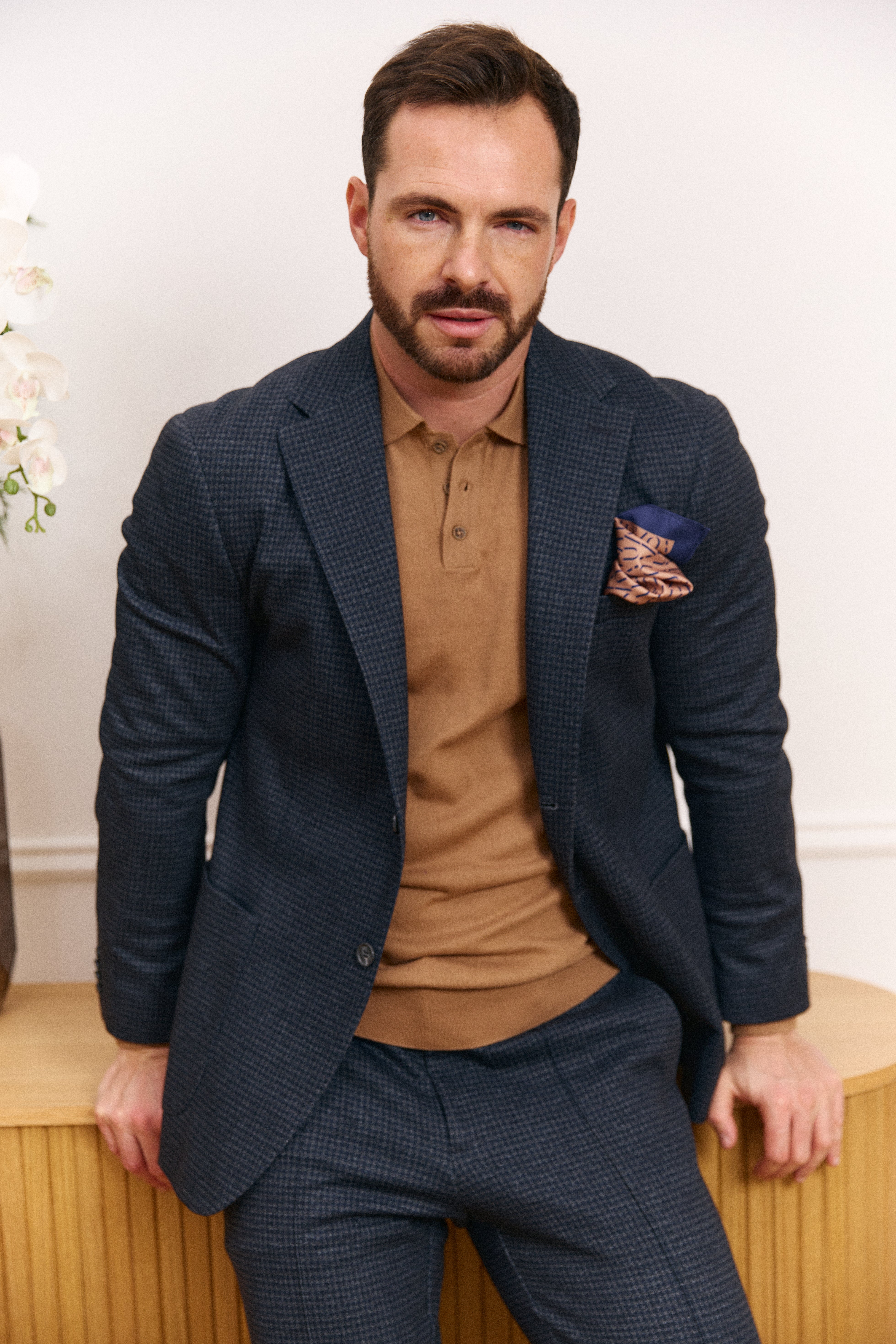 Men's Gray Knitted Jacket CA1M02.23.15