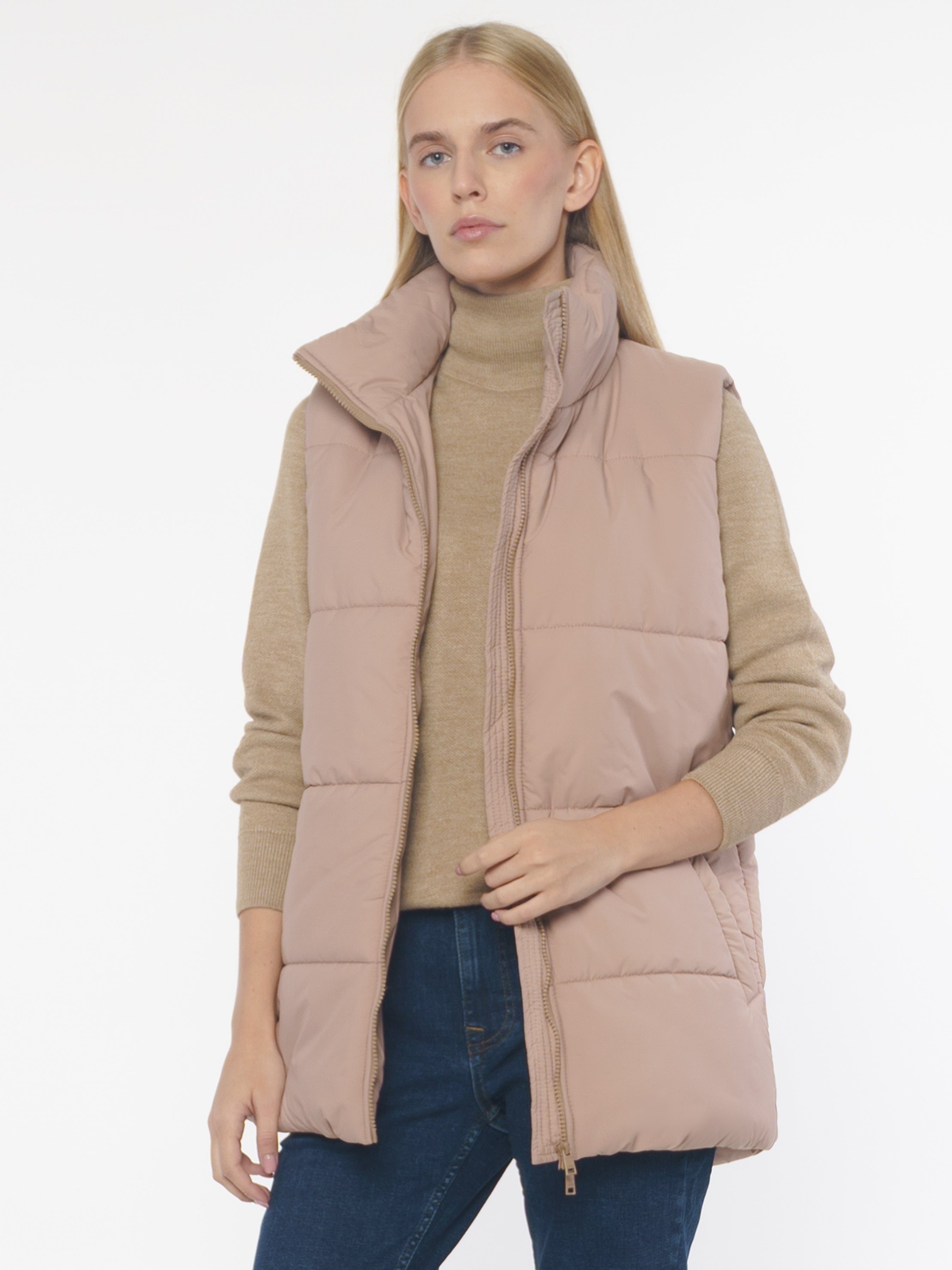 Amorakin Women's Beige Vest CA1W08.00.16