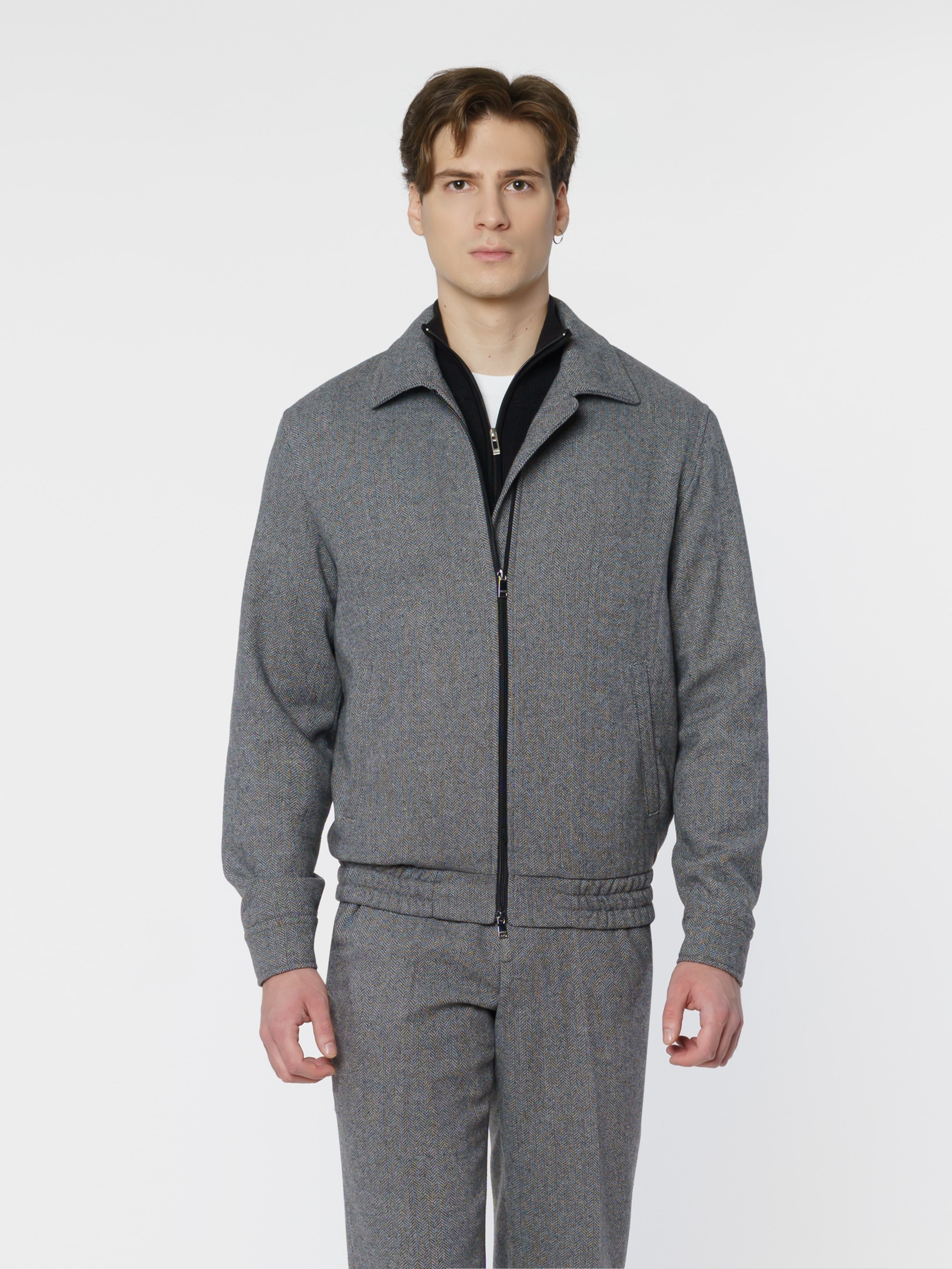 Grey Wool Men's Jacket CA1M08.02.12