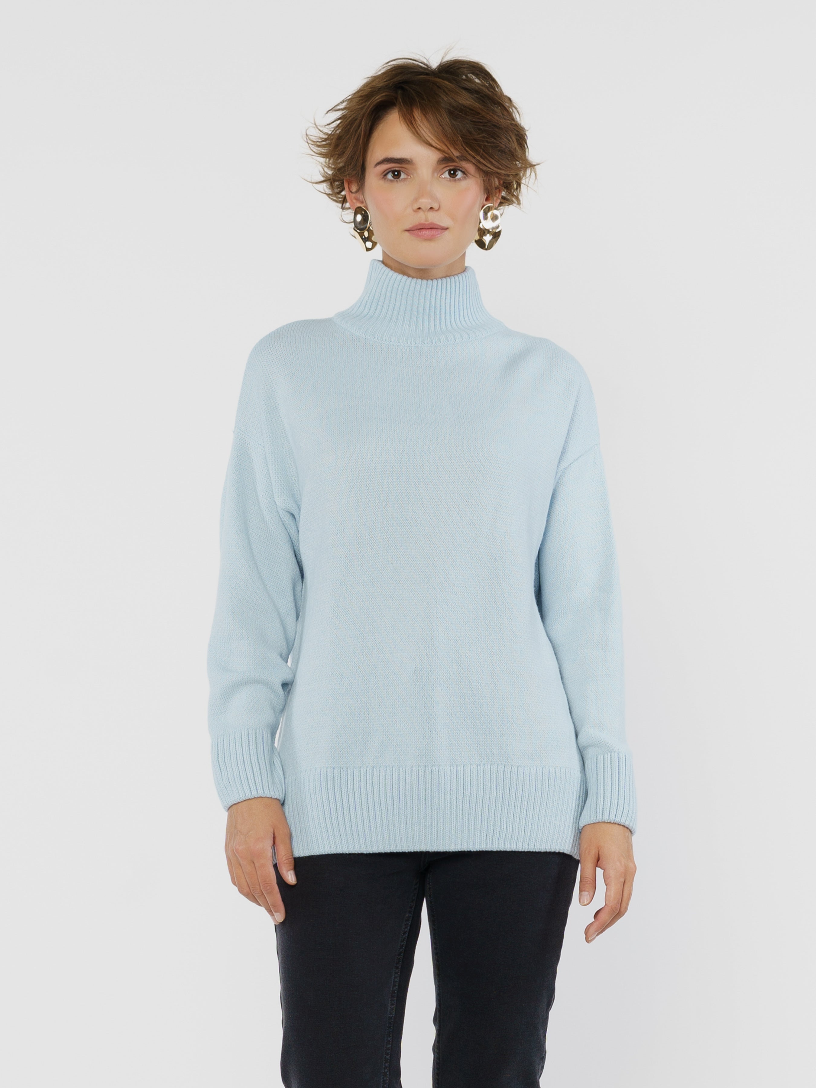 Women's Blue Amorakin Sweater CA1W10.23.23
