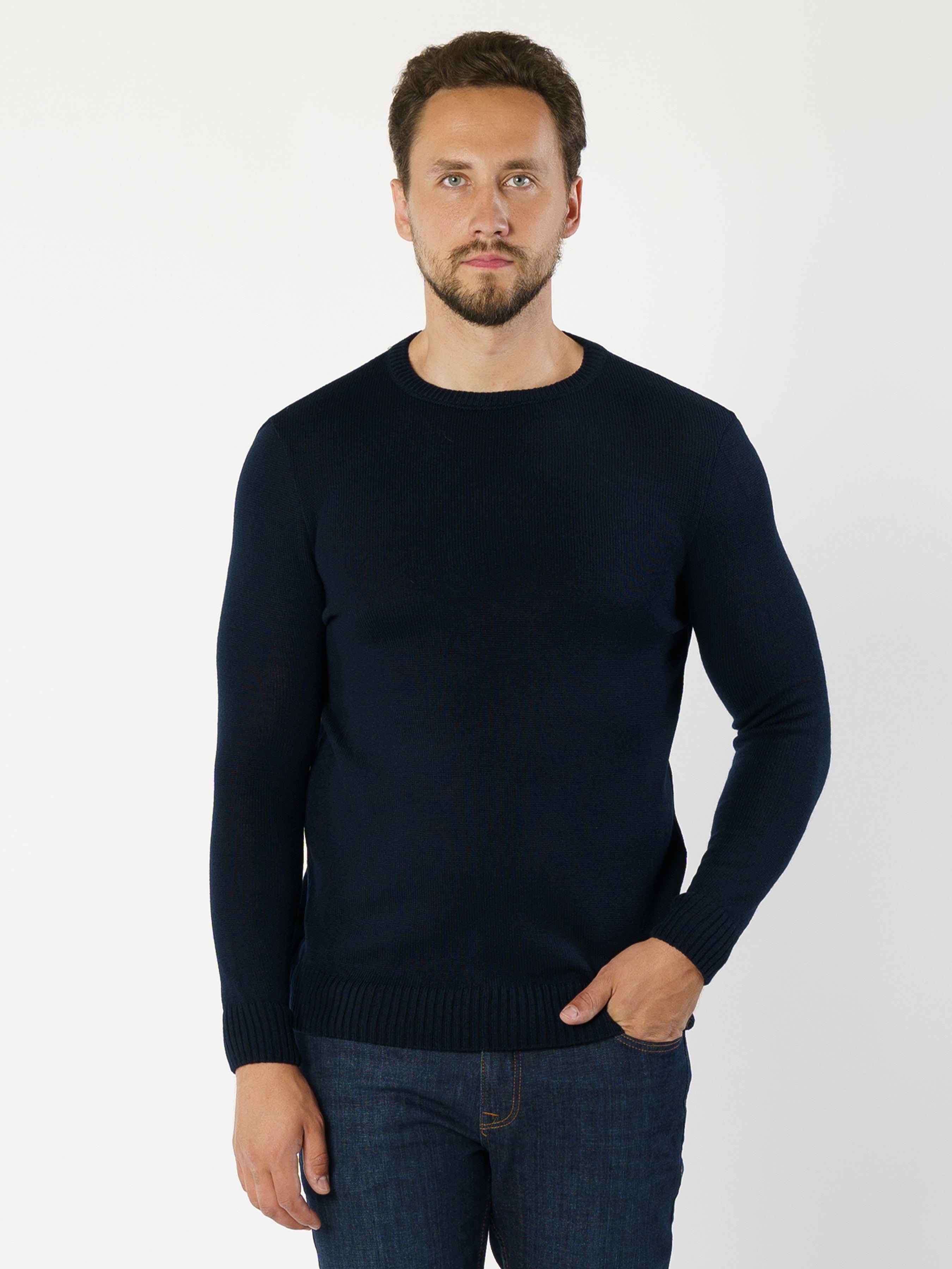Blue Mens Sweater CA1M10.50.09