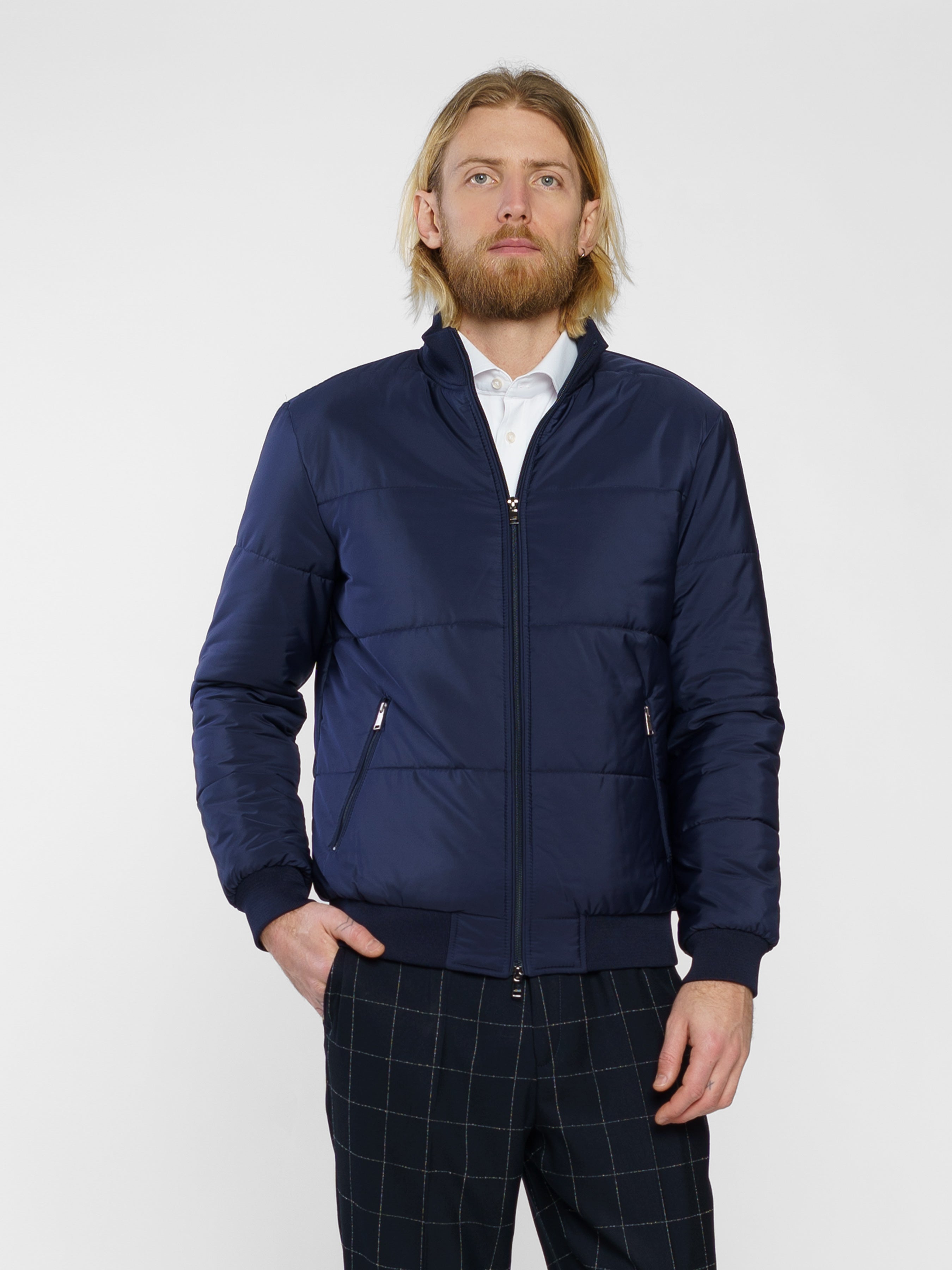 Men's Blue Water Repellent Jacket CA1M08.21.09