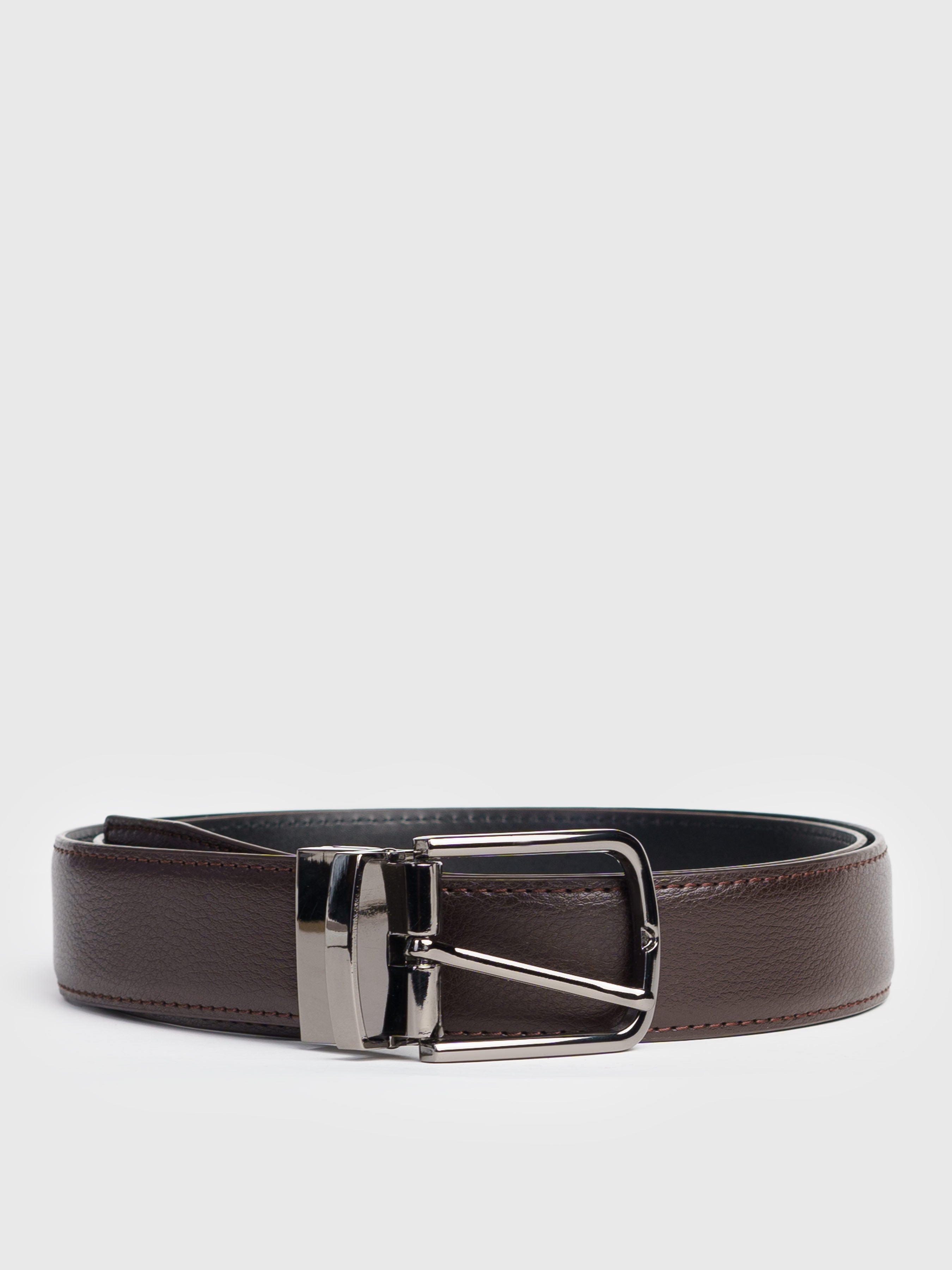Brown Leather Men's Belt CA1M06.07.38