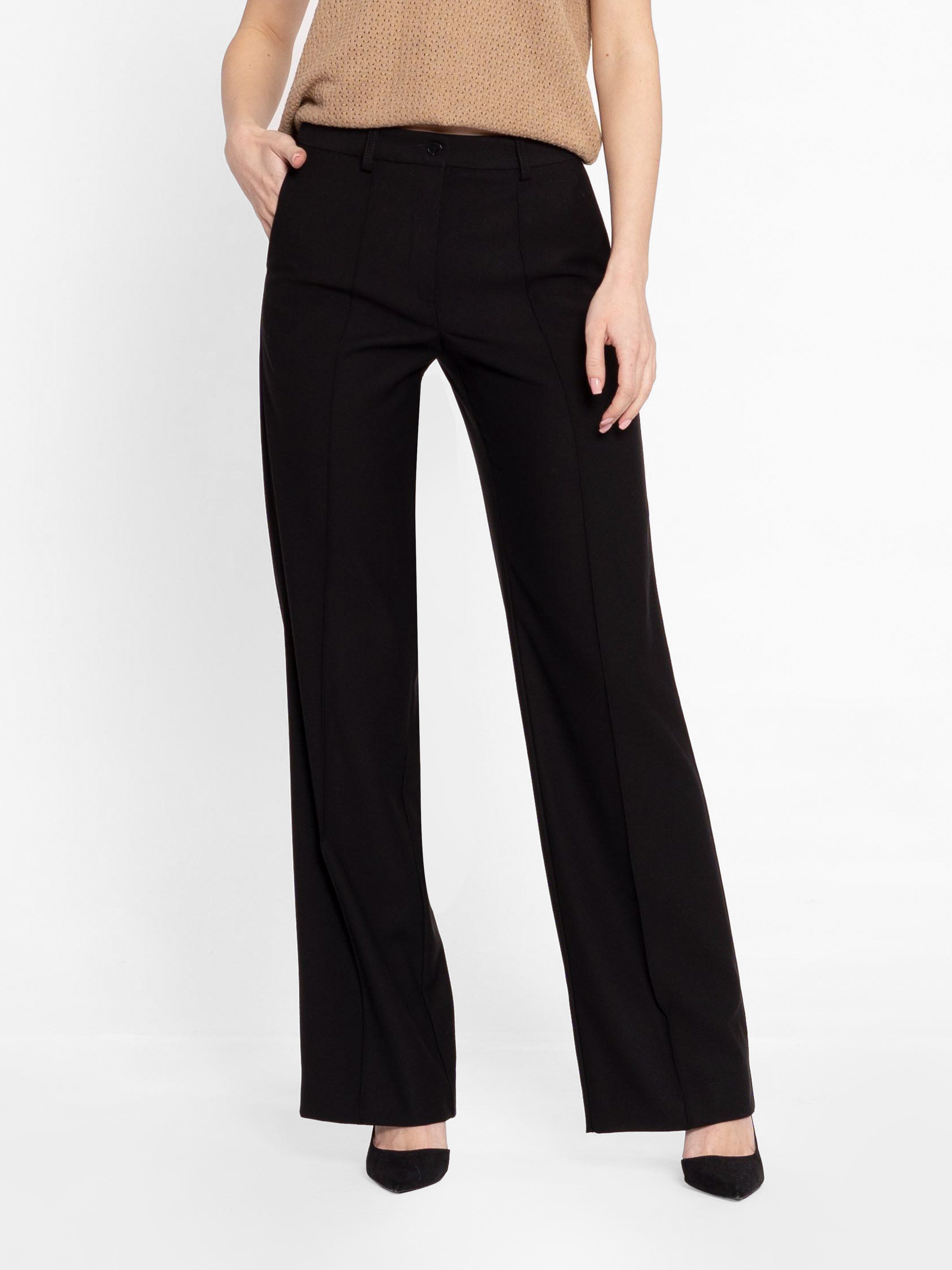 Women's Black Flare Pants CA1W01.01.02