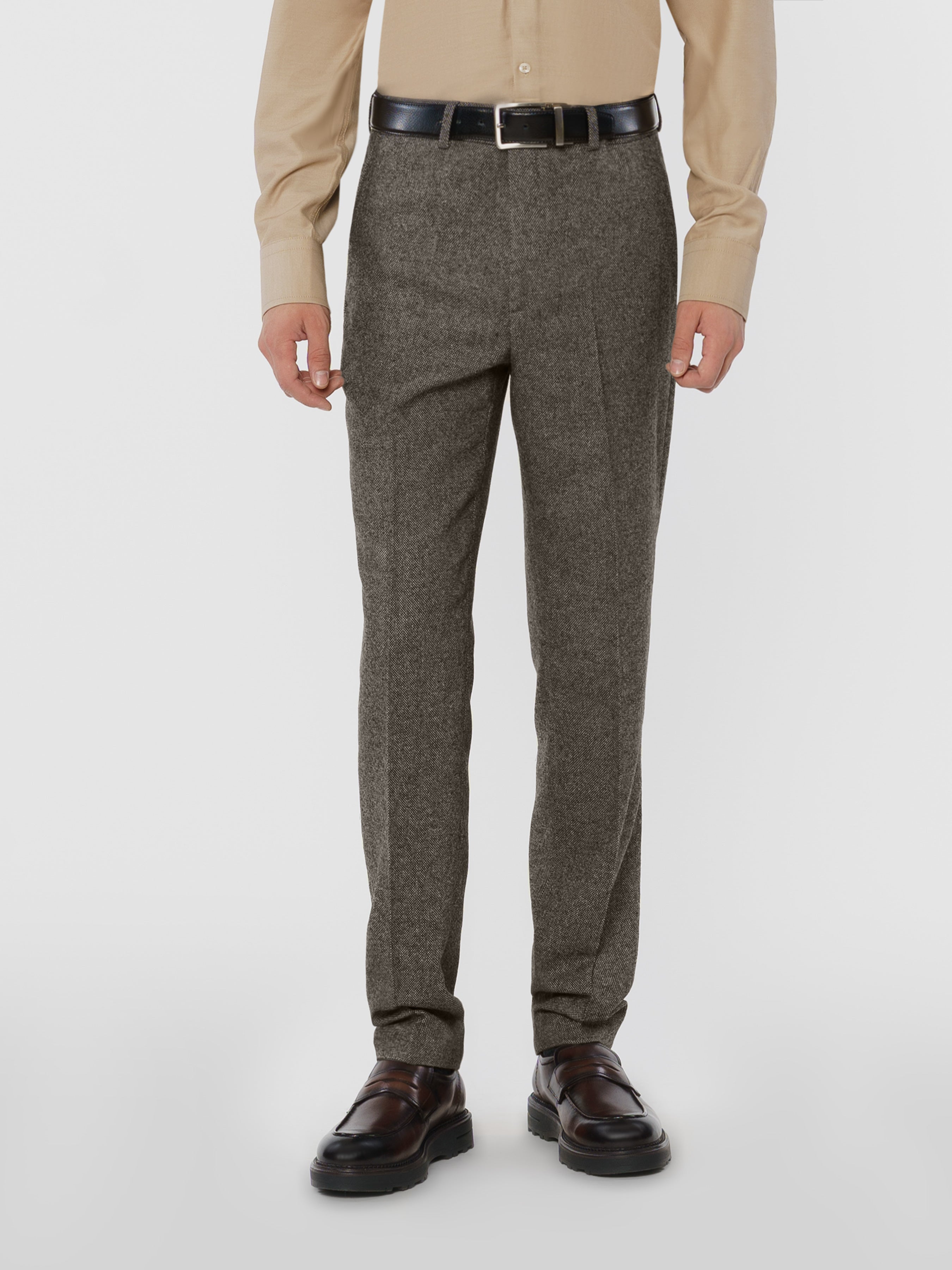 Amorakin Men's Gray Wool Pants CA1M01.31.12