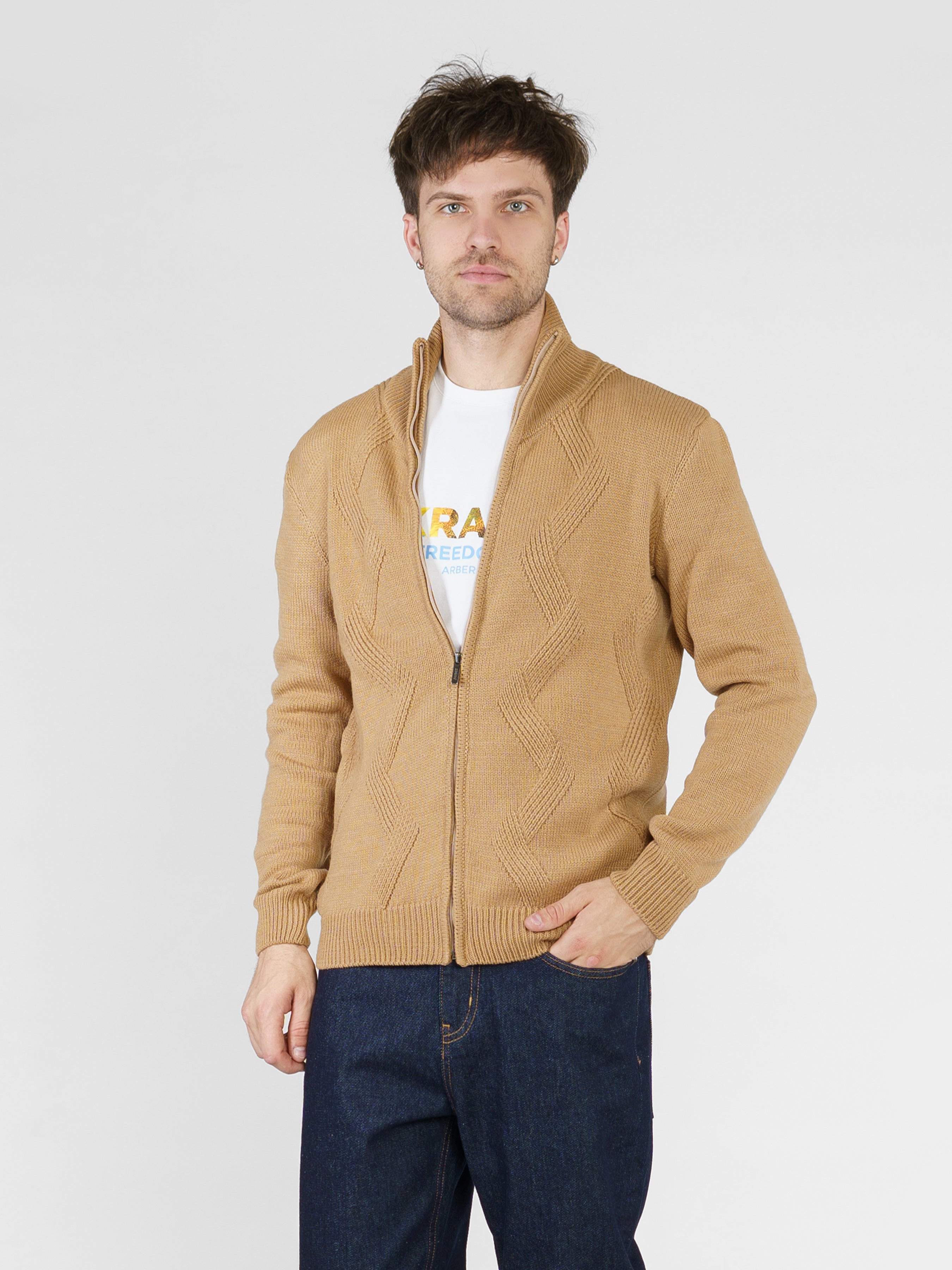 Mens Sweatshirt Zipper CA1M10.30.16