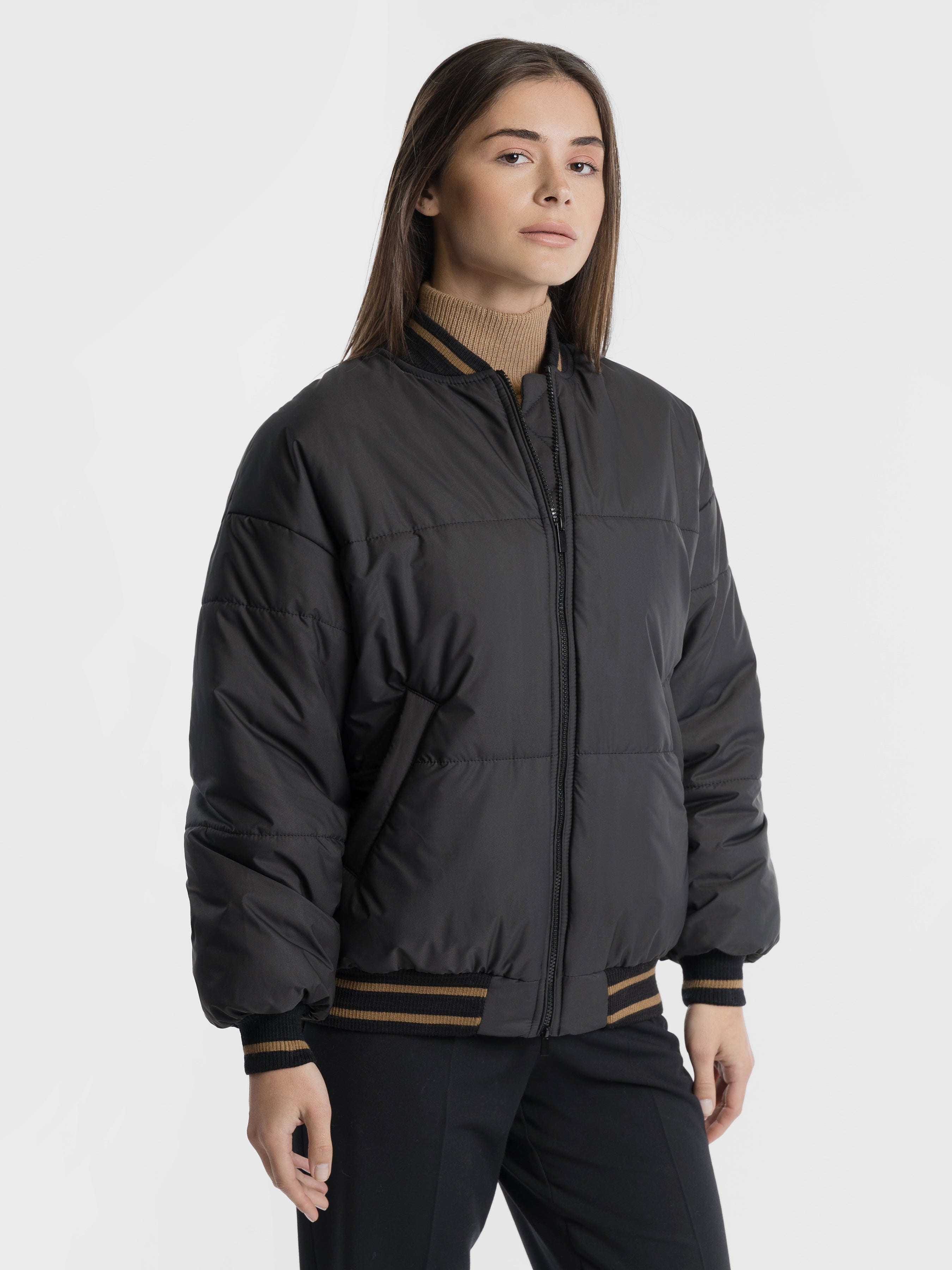 Amorakin Black Women's Short jacket CA1W08.09.02