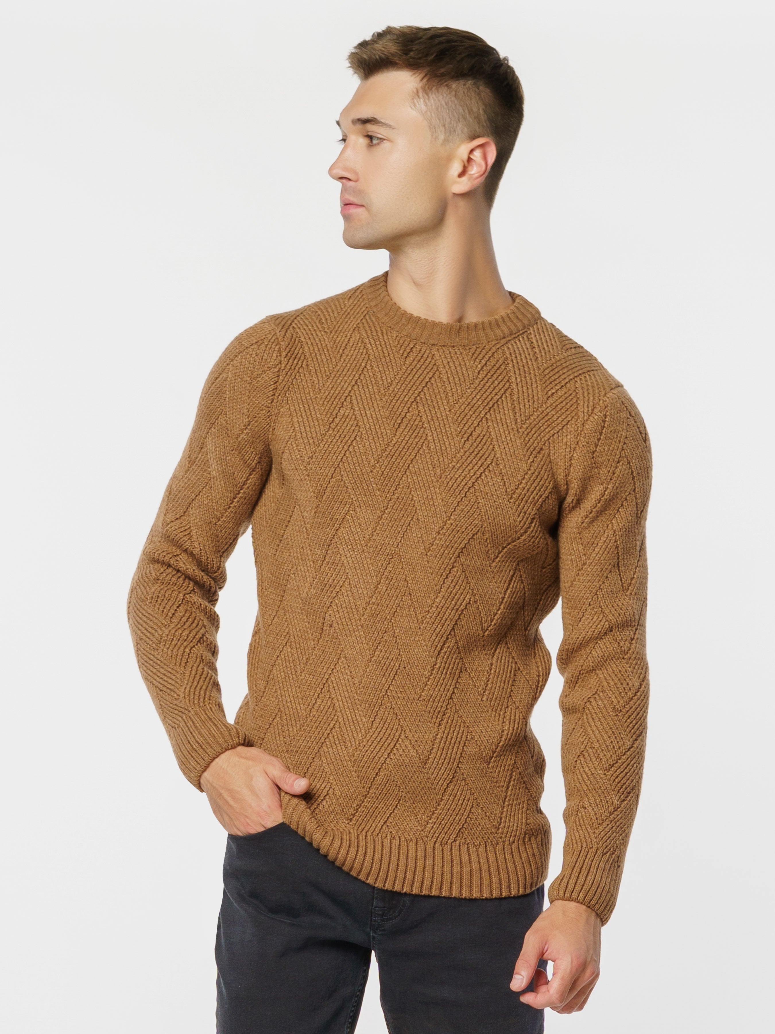 Men's Beige Sweater CA1M10.51.38