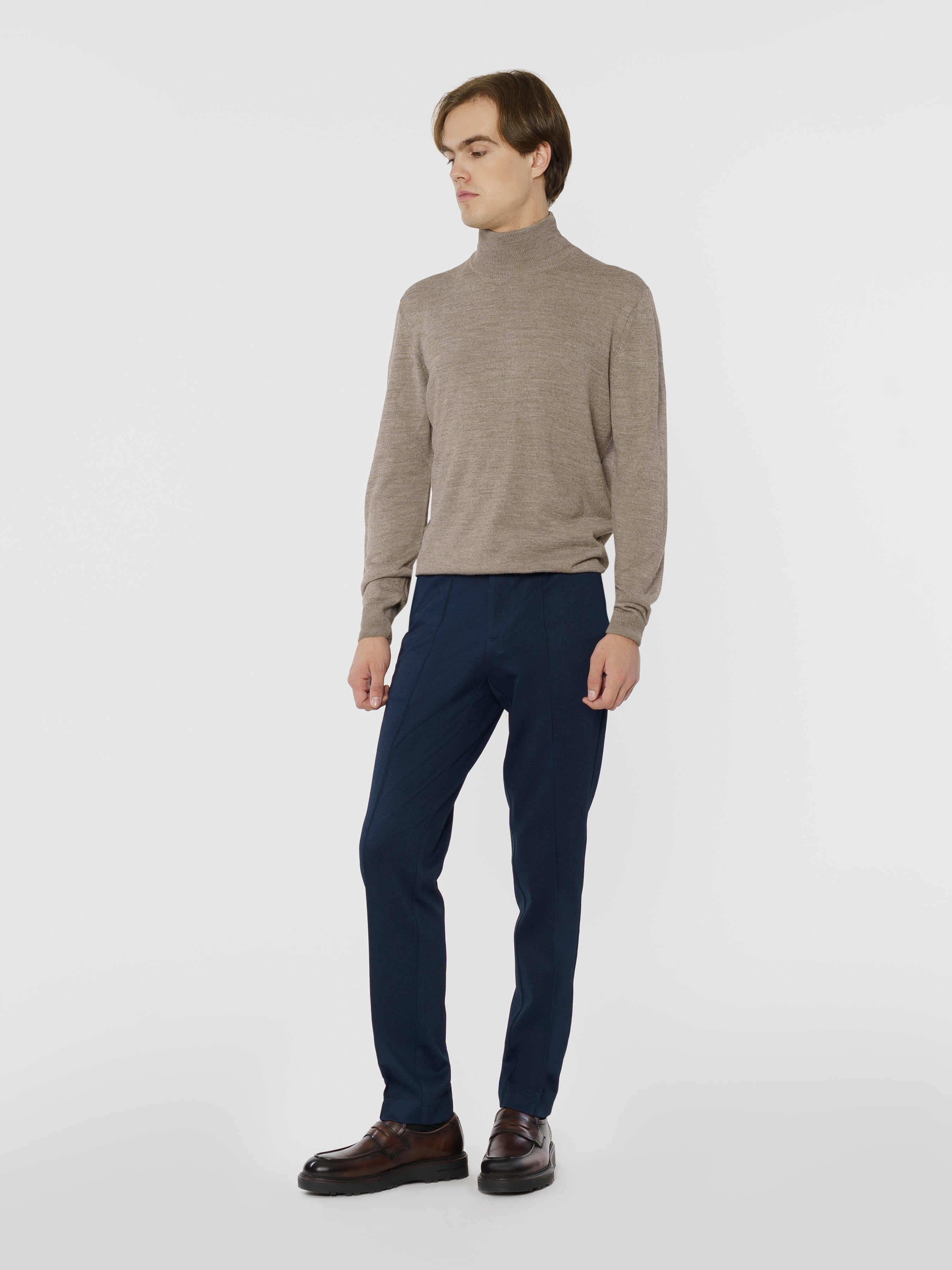 Mens Beige Sweater CA1M10.09.16