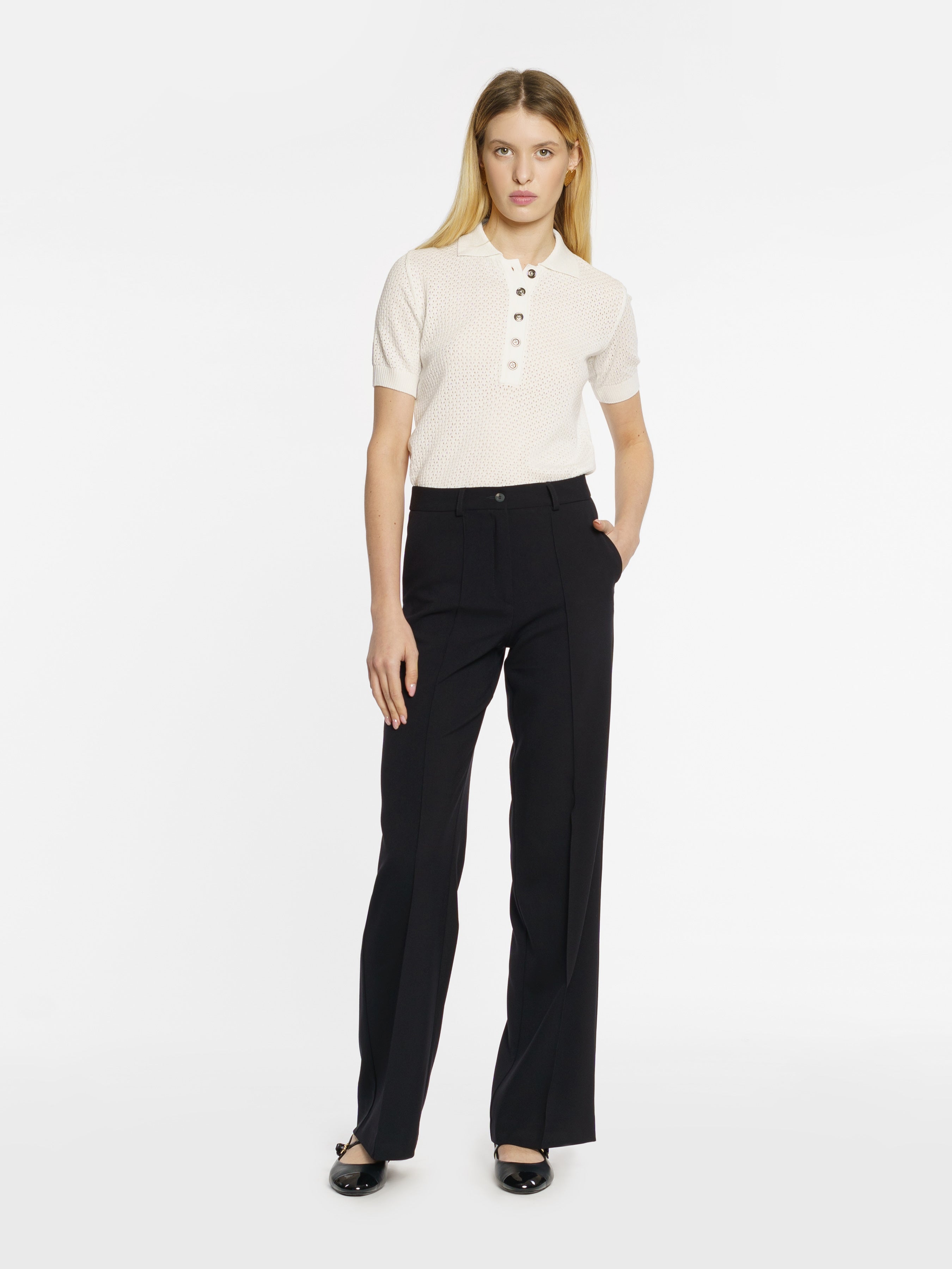 Women's Black Pants CA1W01.05.02