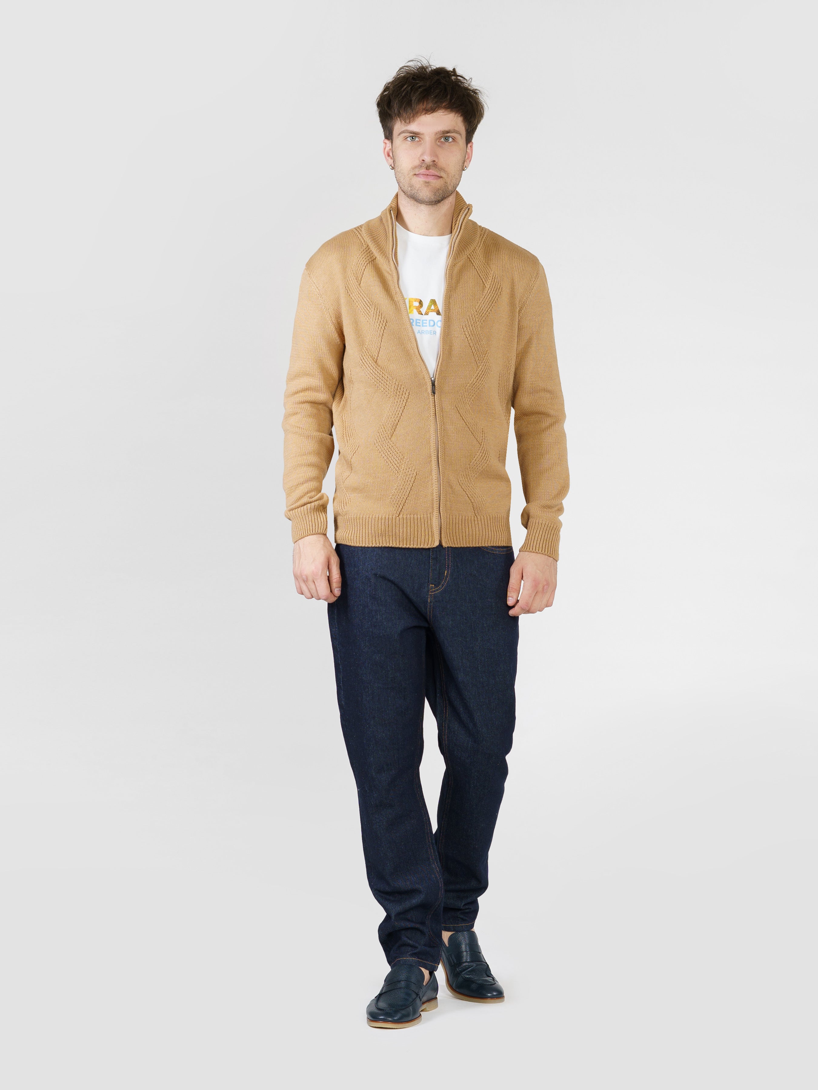 Mens Sweatshirt Zipper CA1M10.30.16