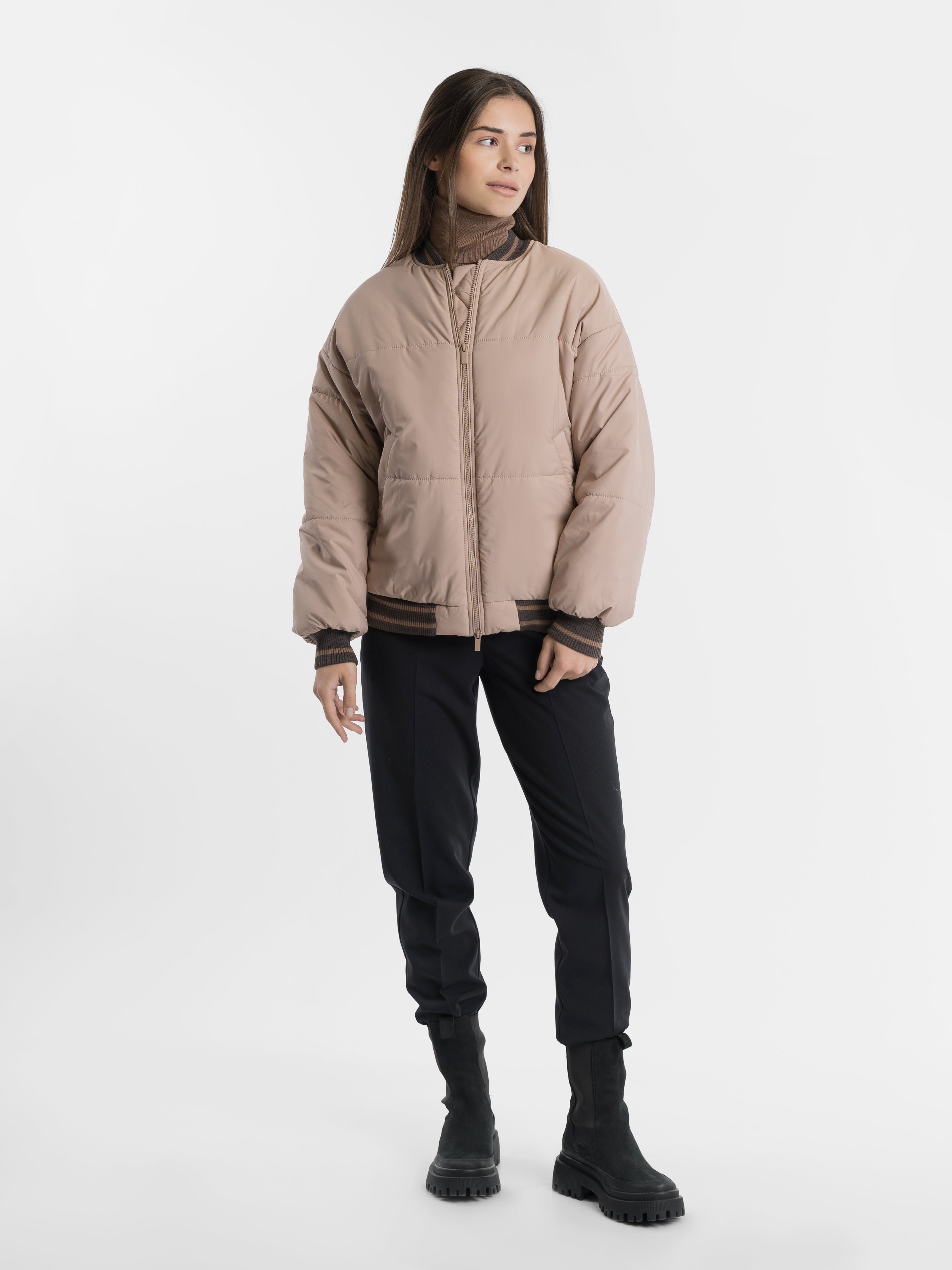 Women's Water-Repellent Beige Jacket CA1W08.08.16