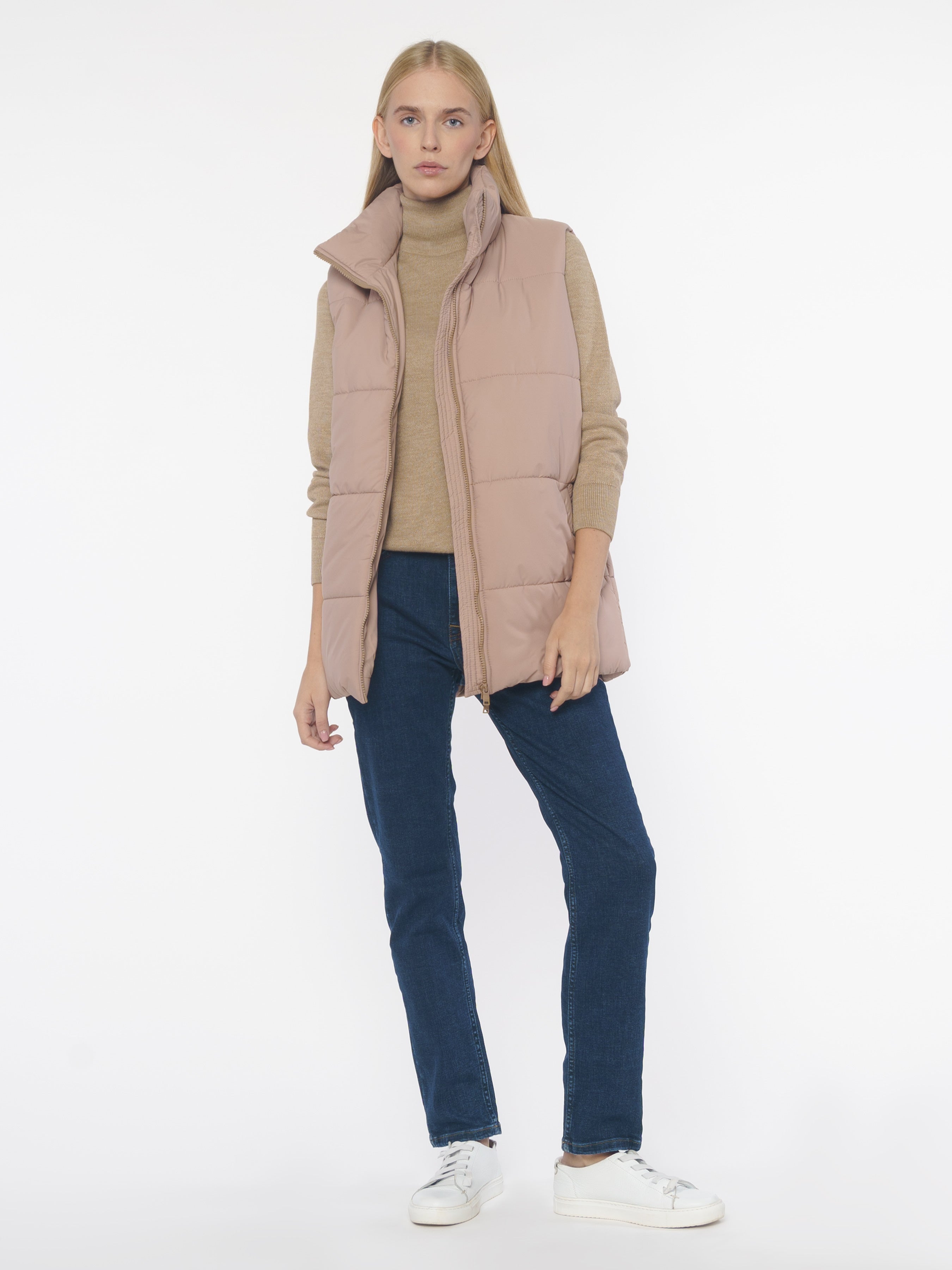 Amorakin Women's Beige Vest CA1W08.00.16