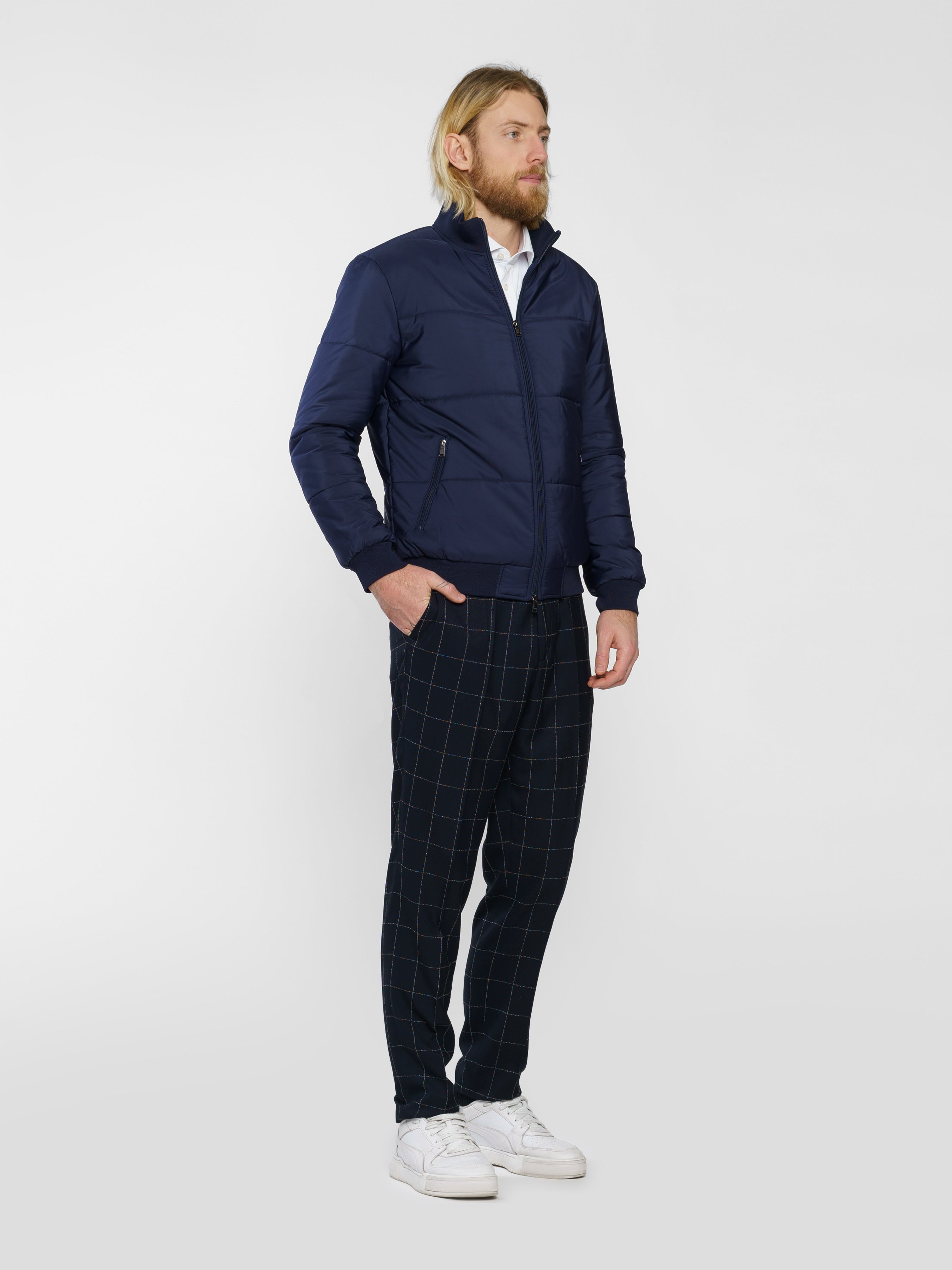 Men's Blue Water Repellent Jacket CA1M08.21.09