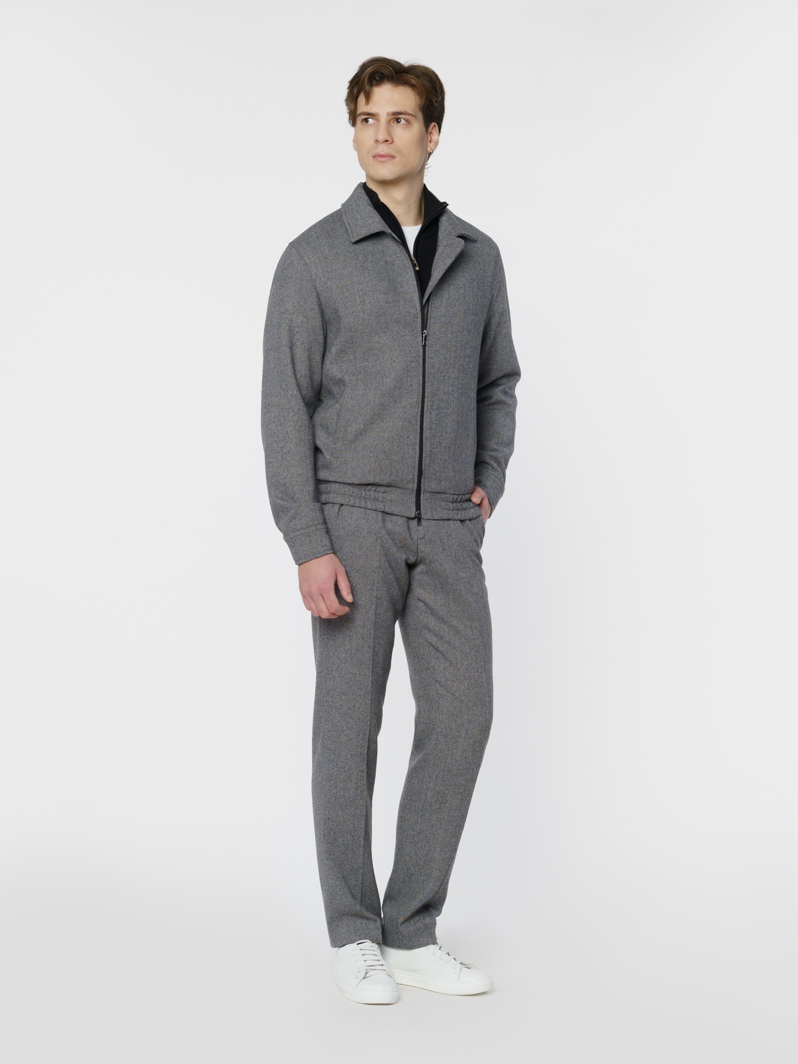 Grey Wool Men's Jacket CA1M08.02.12