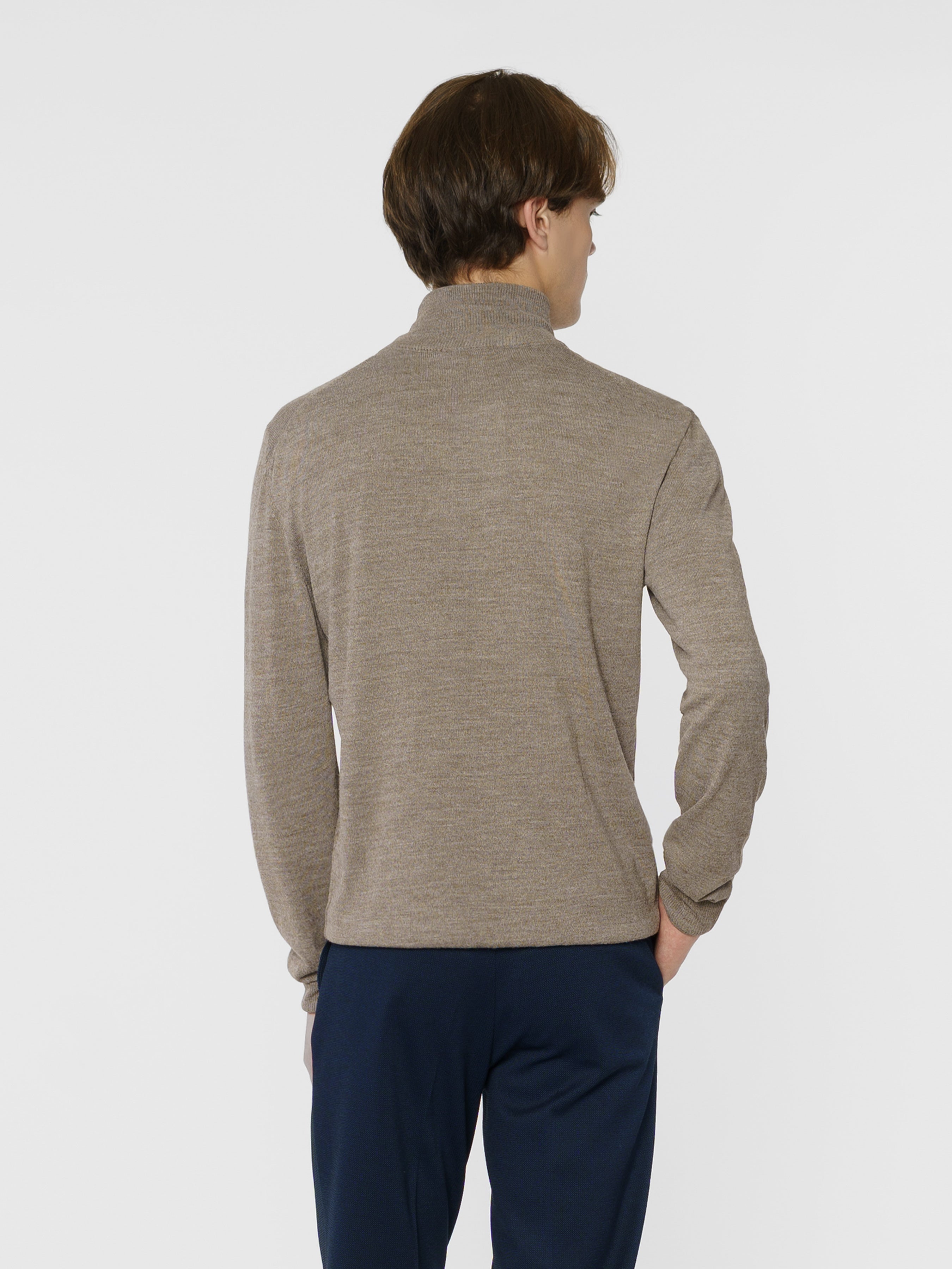 Mens Beige Sweater CA1M10.09.16