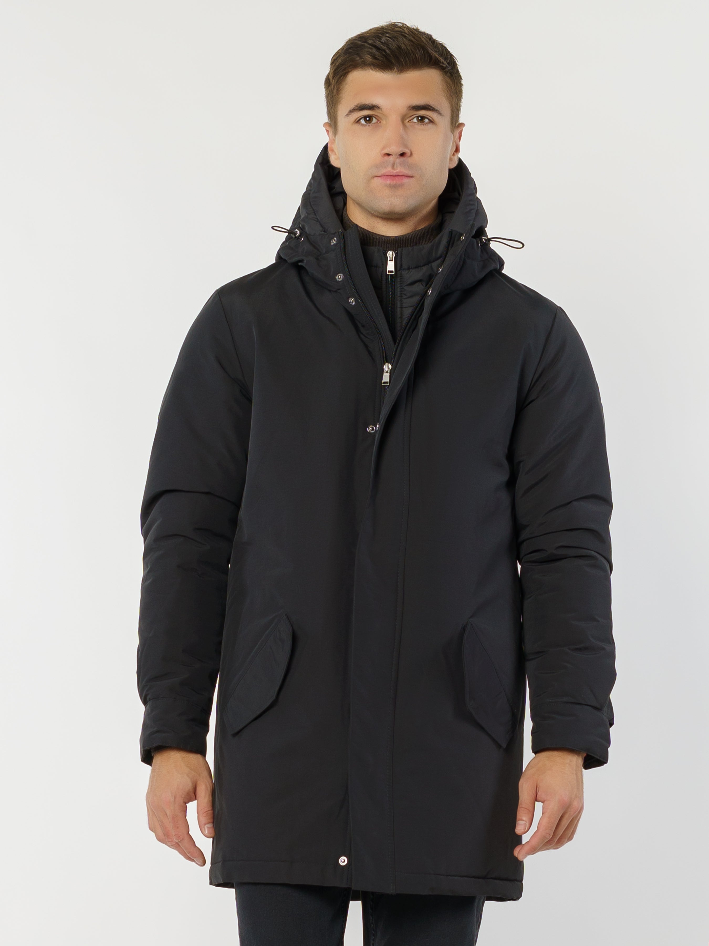 Waterproof Mens Black Winter Jacket  CA1M08.15.02