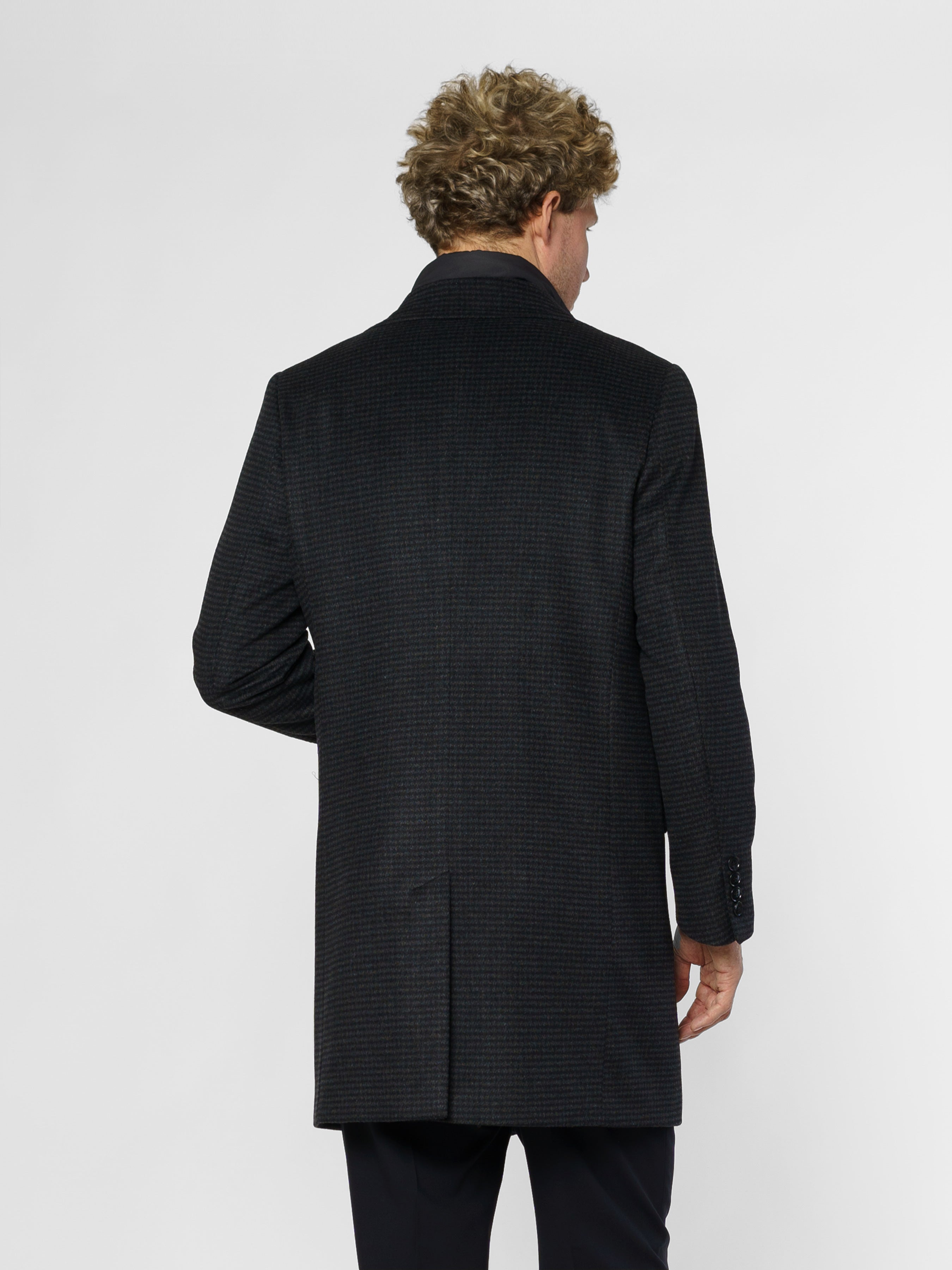 Wool Gray Mens Coat CA1M07.12.12