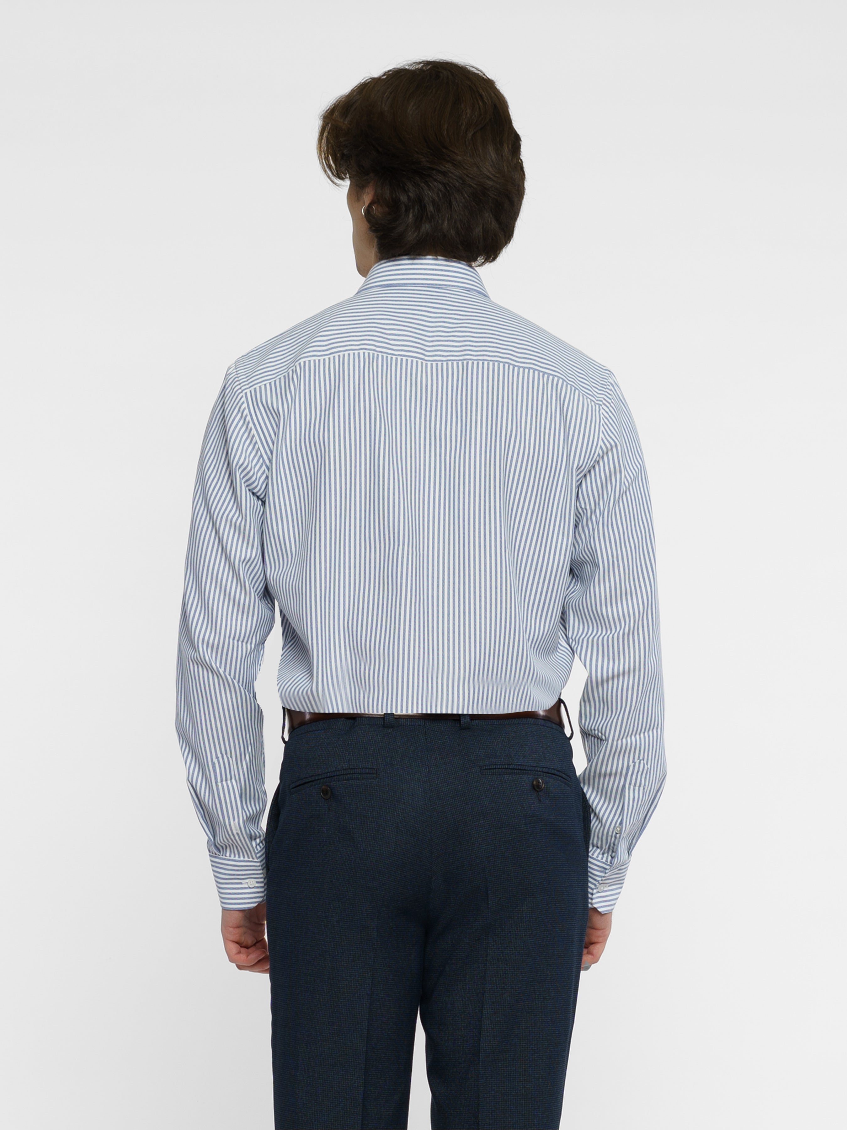 Men's Textured Striped Shirt CA1M05.14.25