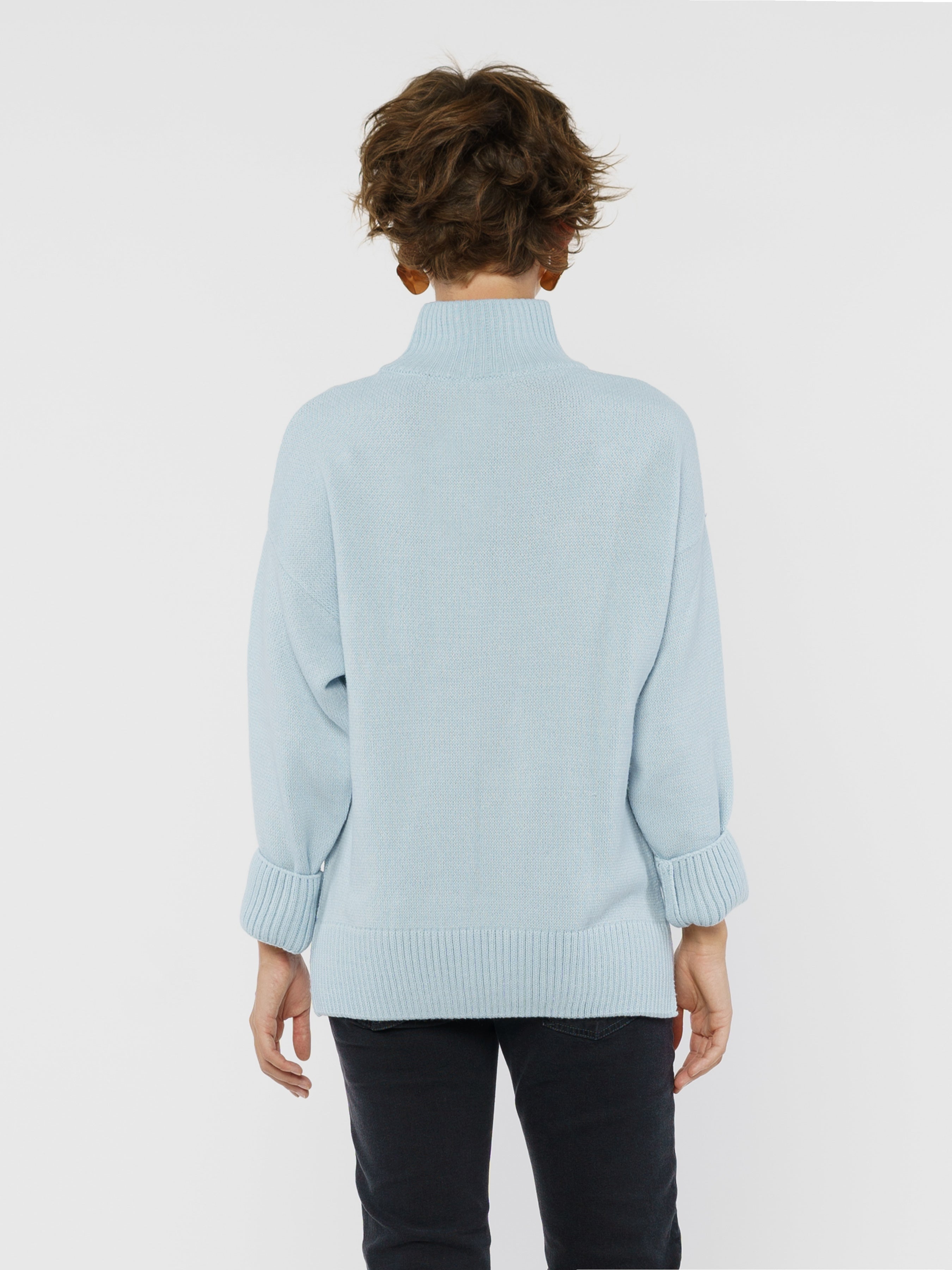 Women's Blue Amorakin Sweater CA1W10.23.23
