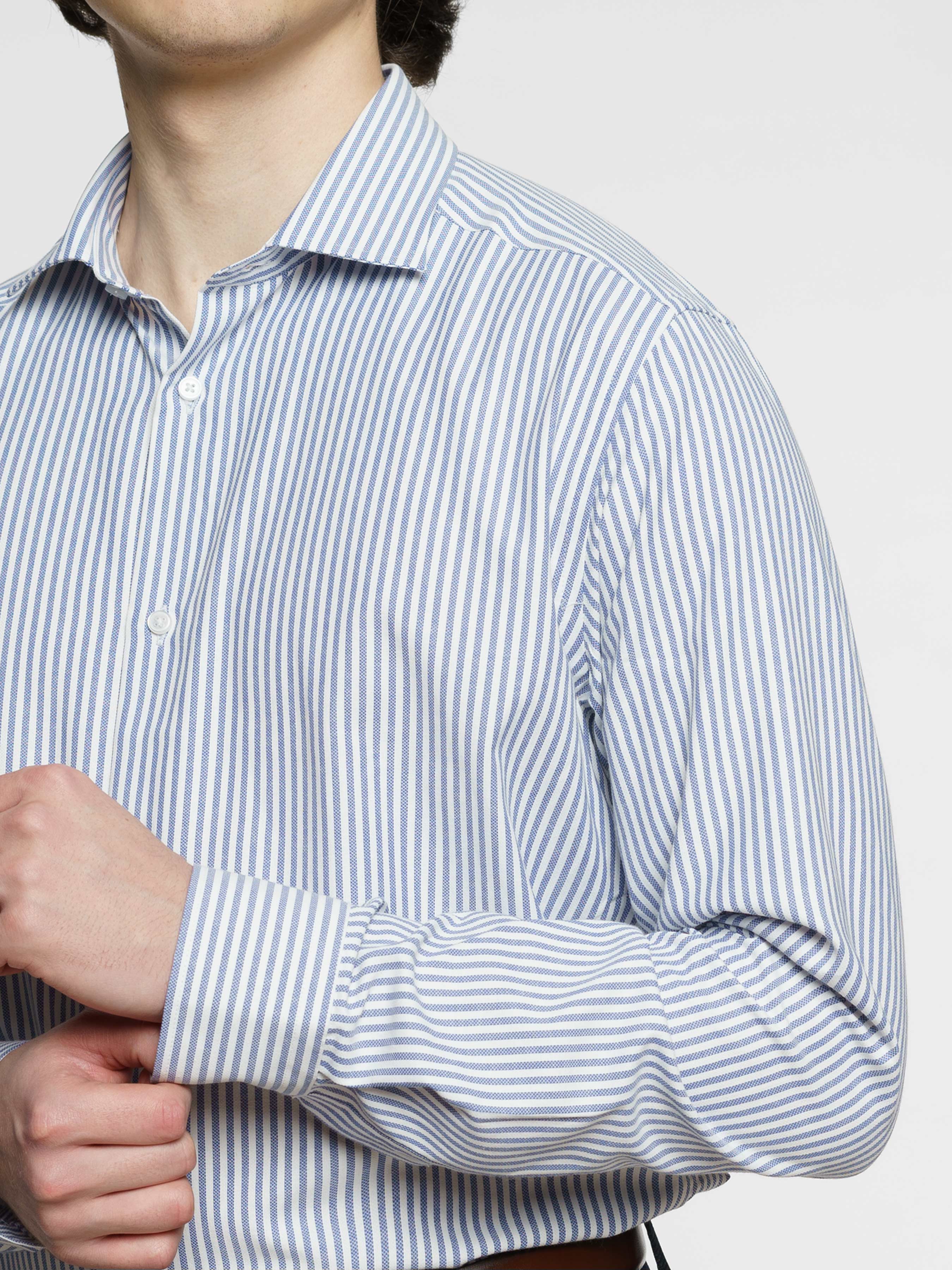 Men's Textured Striped Shirt CA1M05.14.25