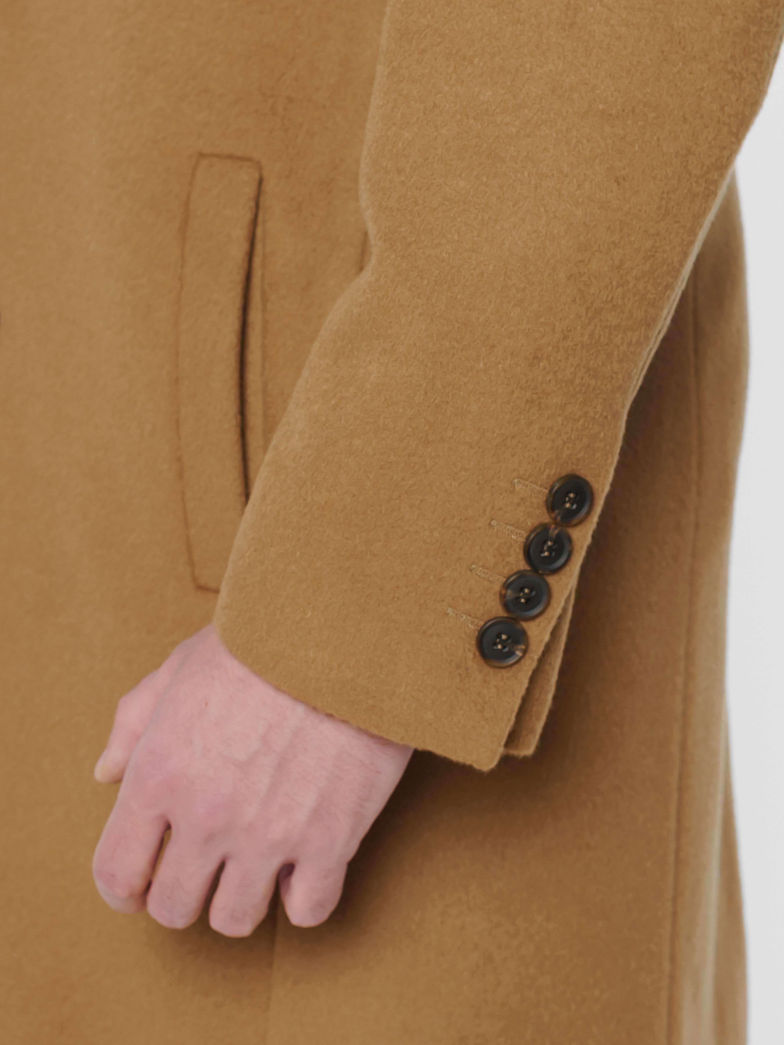 Men's Wool Beige Coat CA1M07.07.16
