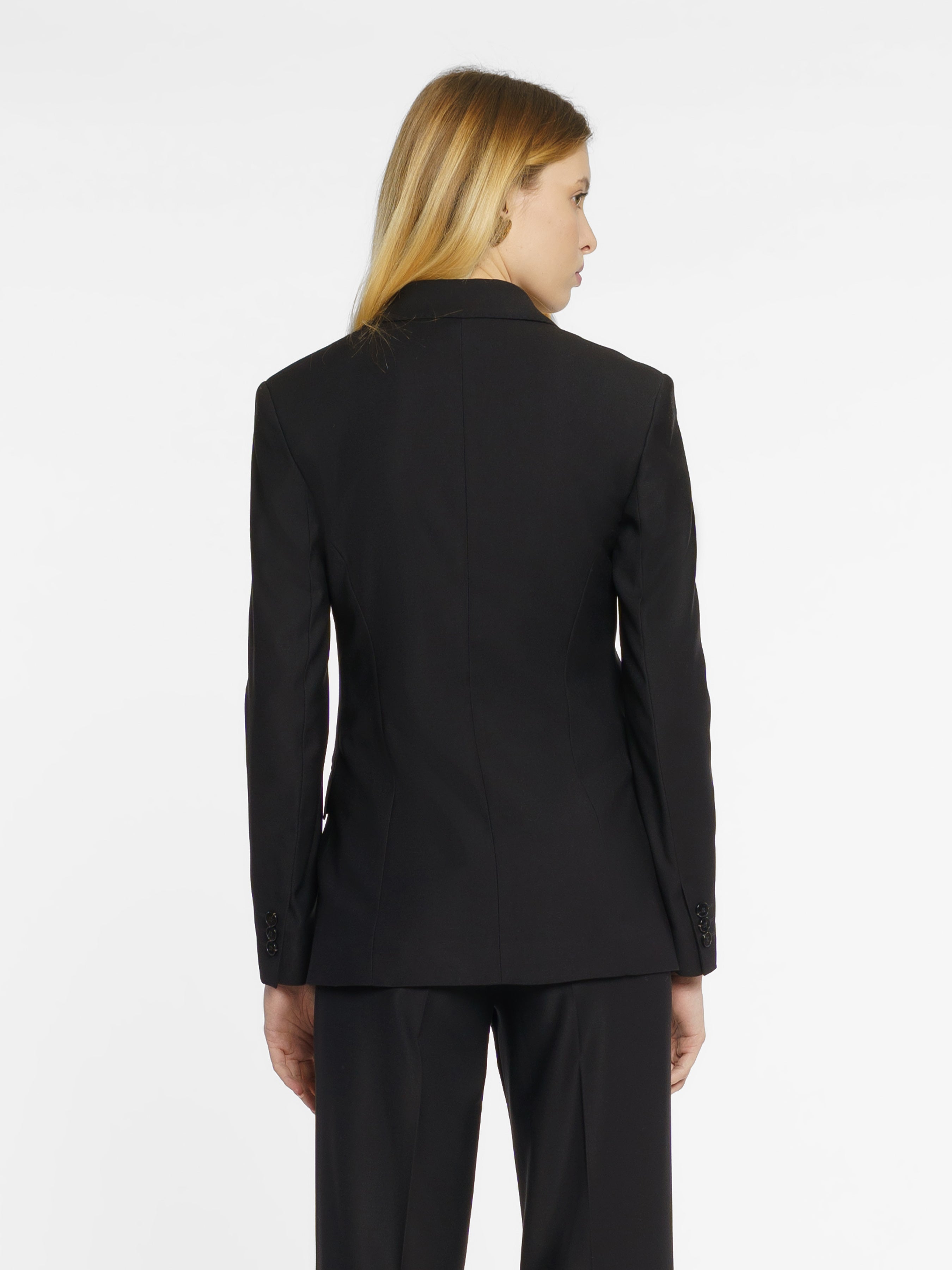 Women's Black Semi-Fitting Jacket CA1W02.01.02