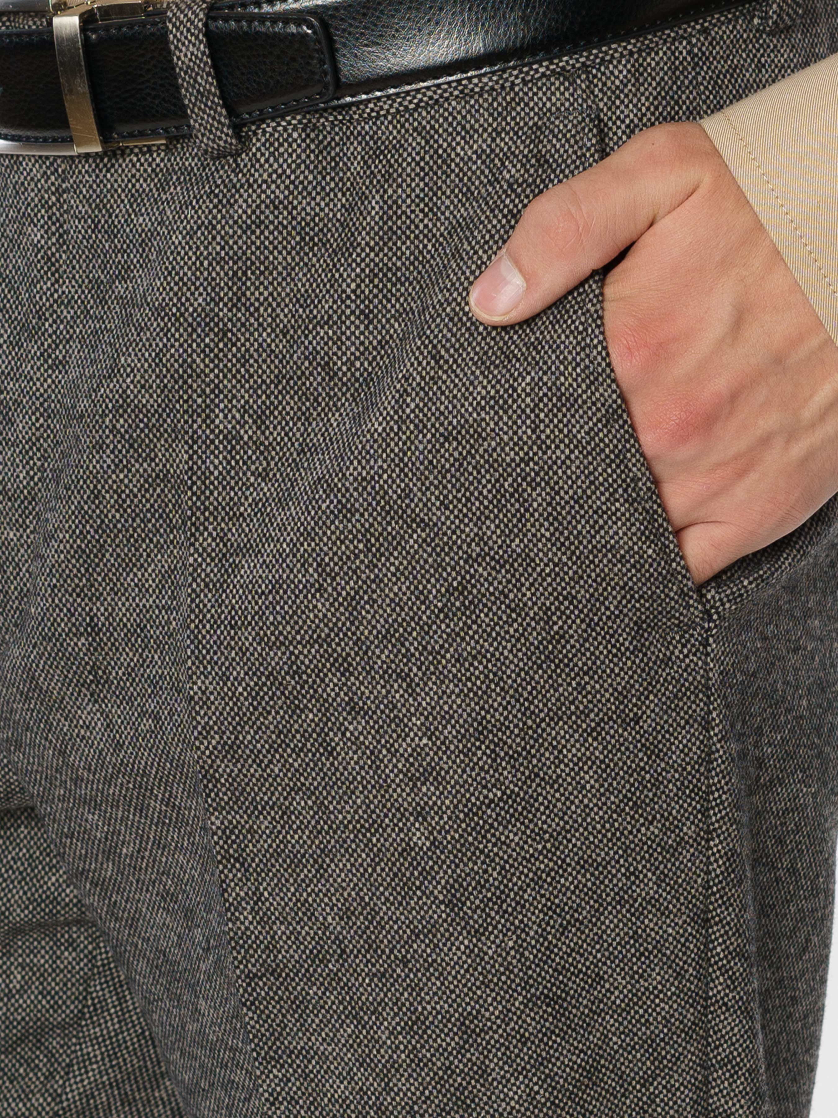 Amorakin Men's Gray Wool Pants CA1M01.31.12