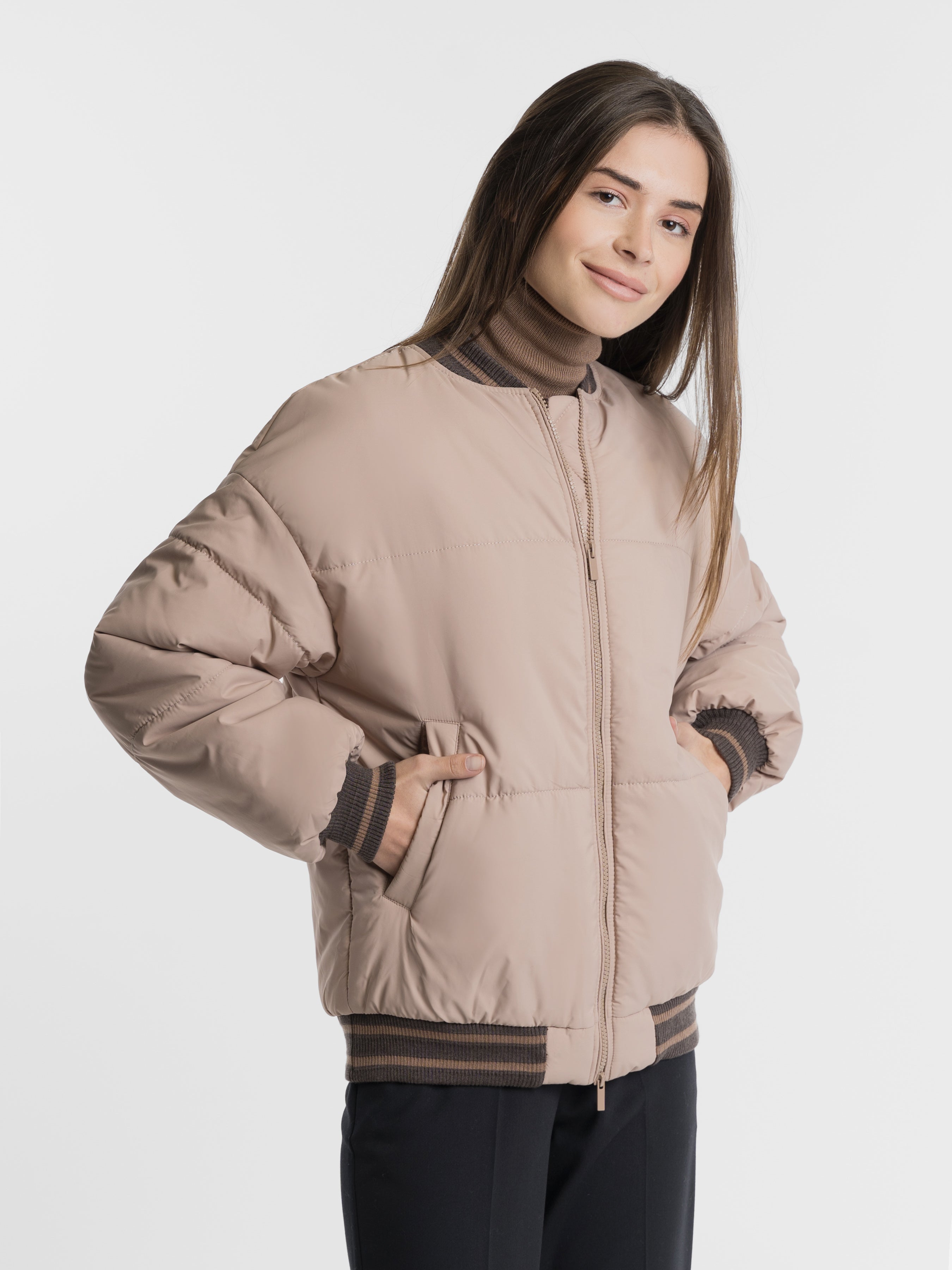 Women's Water-Repellent Beige Jacket CA1W08.08.16