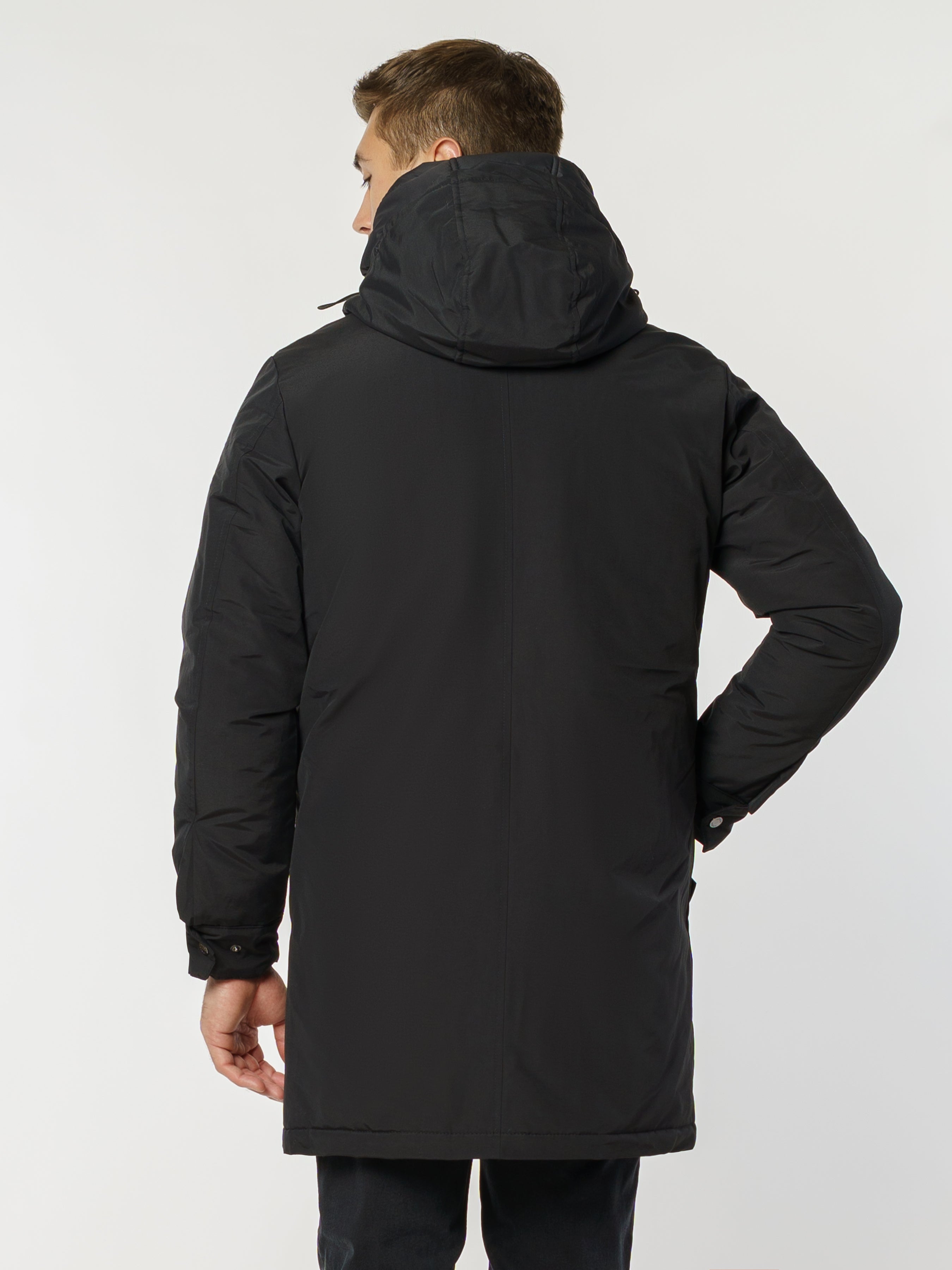 Waterproof Mens Black Winter Jacket  CA1M08.15.02