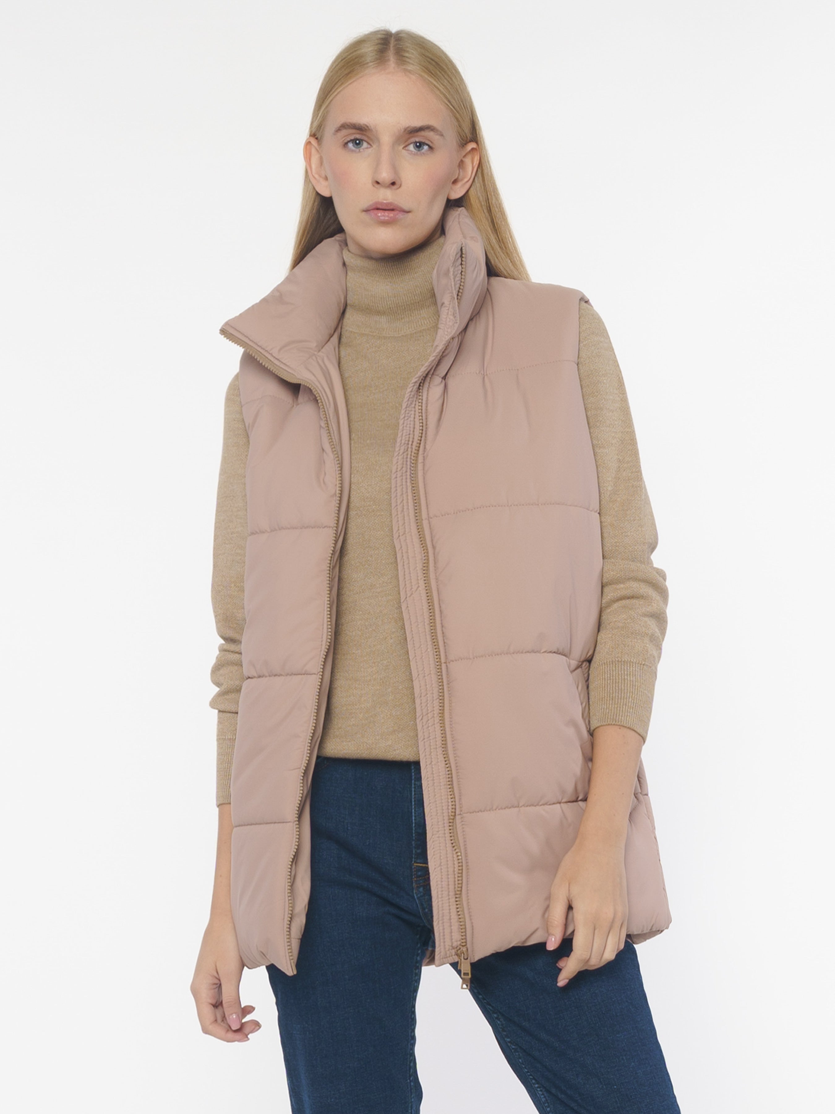 Amorakin Women's Beige Vest CA1W08.00.16