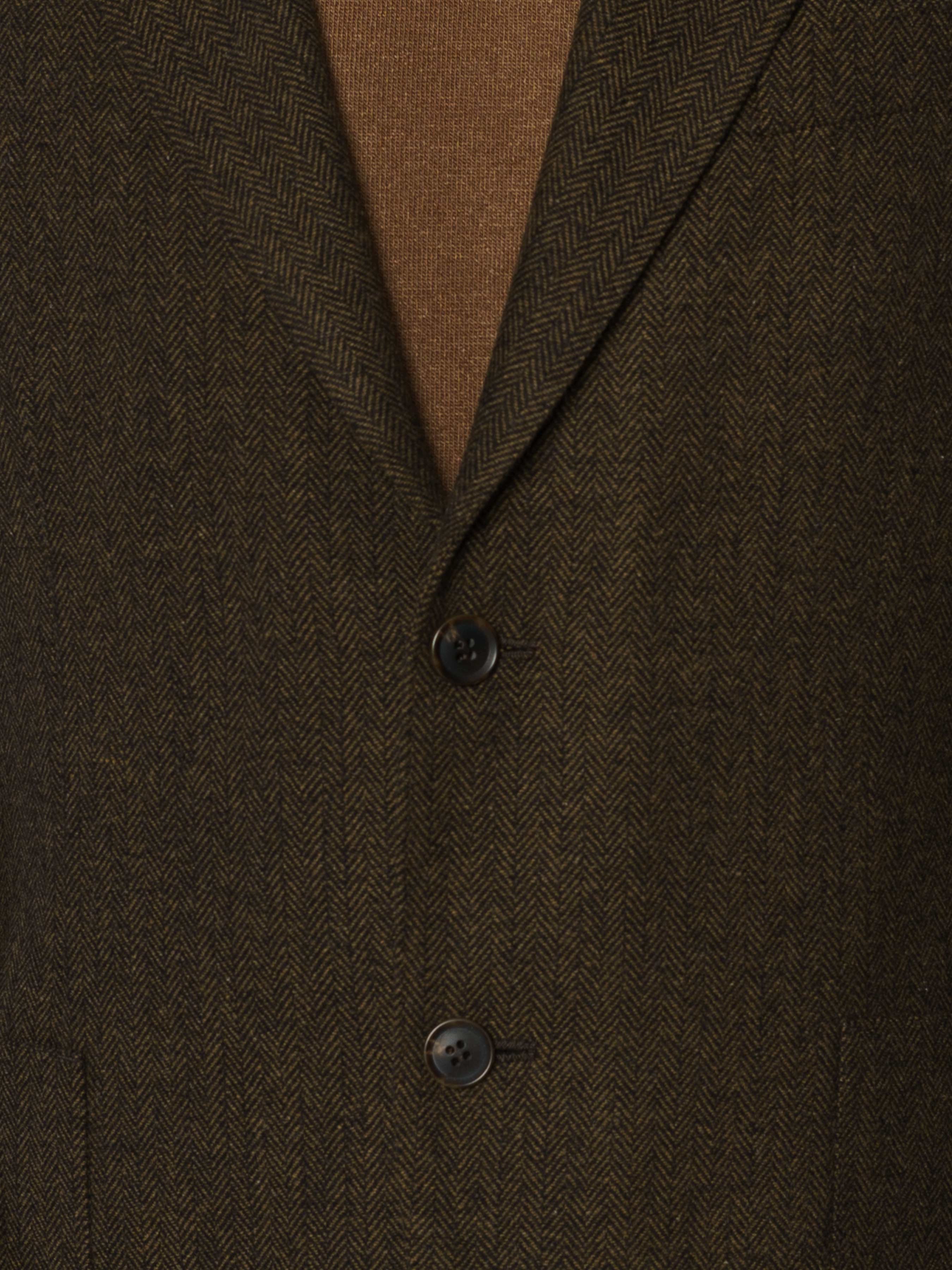 Mens Brown Wool Jacket CA1M02.29.38