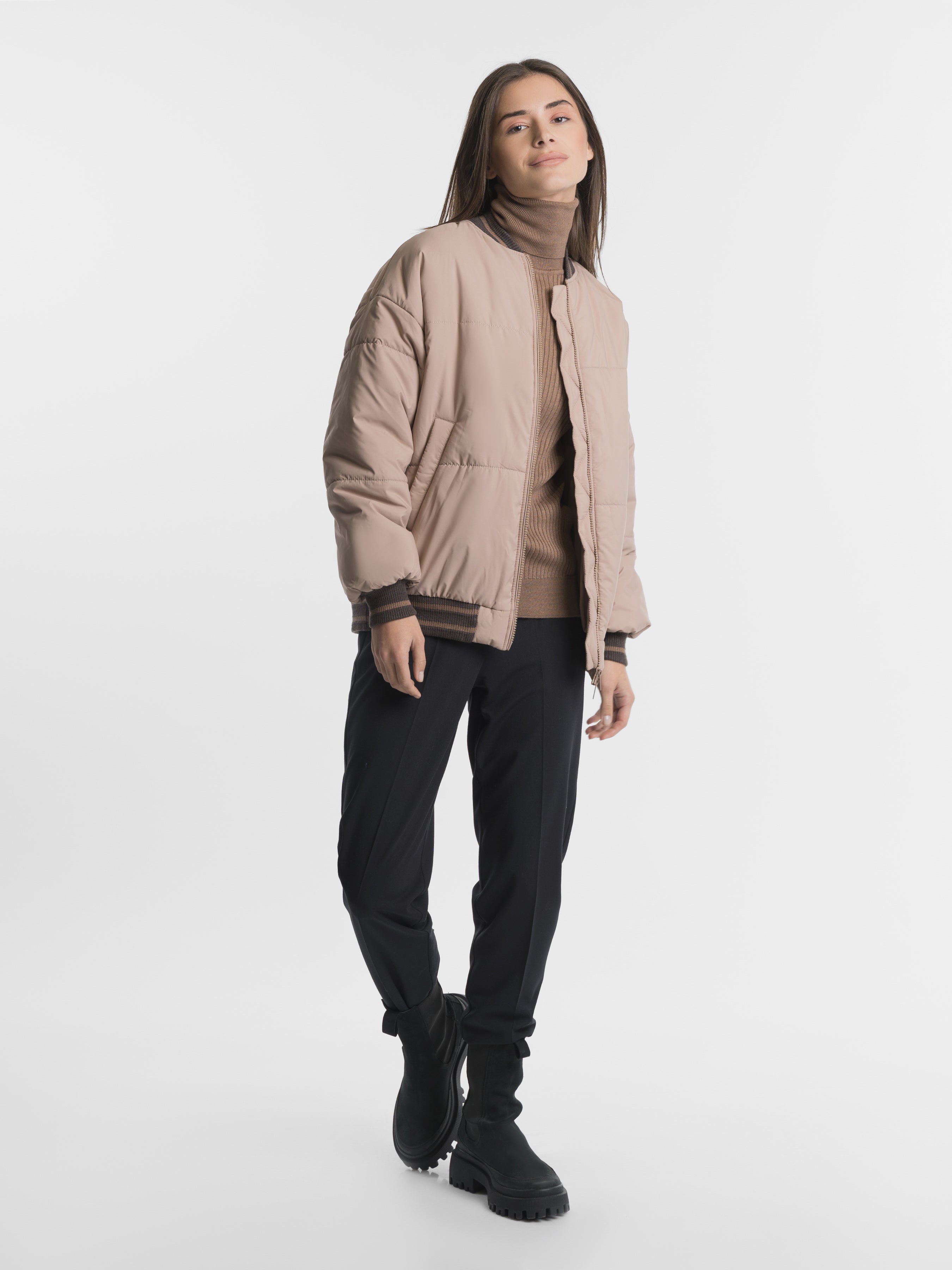 Women's Water-Repellent Beige Jacket CA1W08.08.16