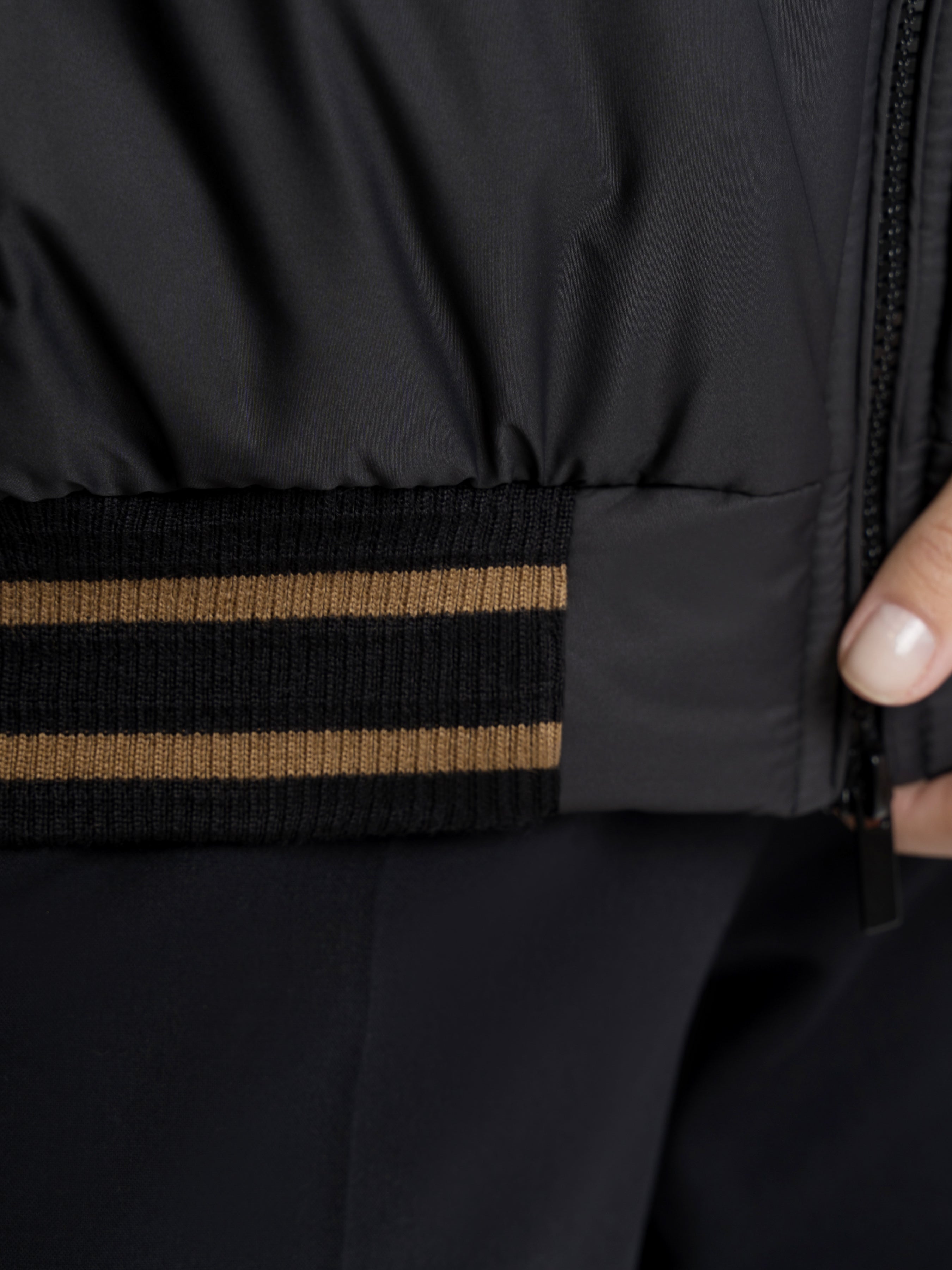 Amorakin Black Women's Short jacket CA1W08.09.02