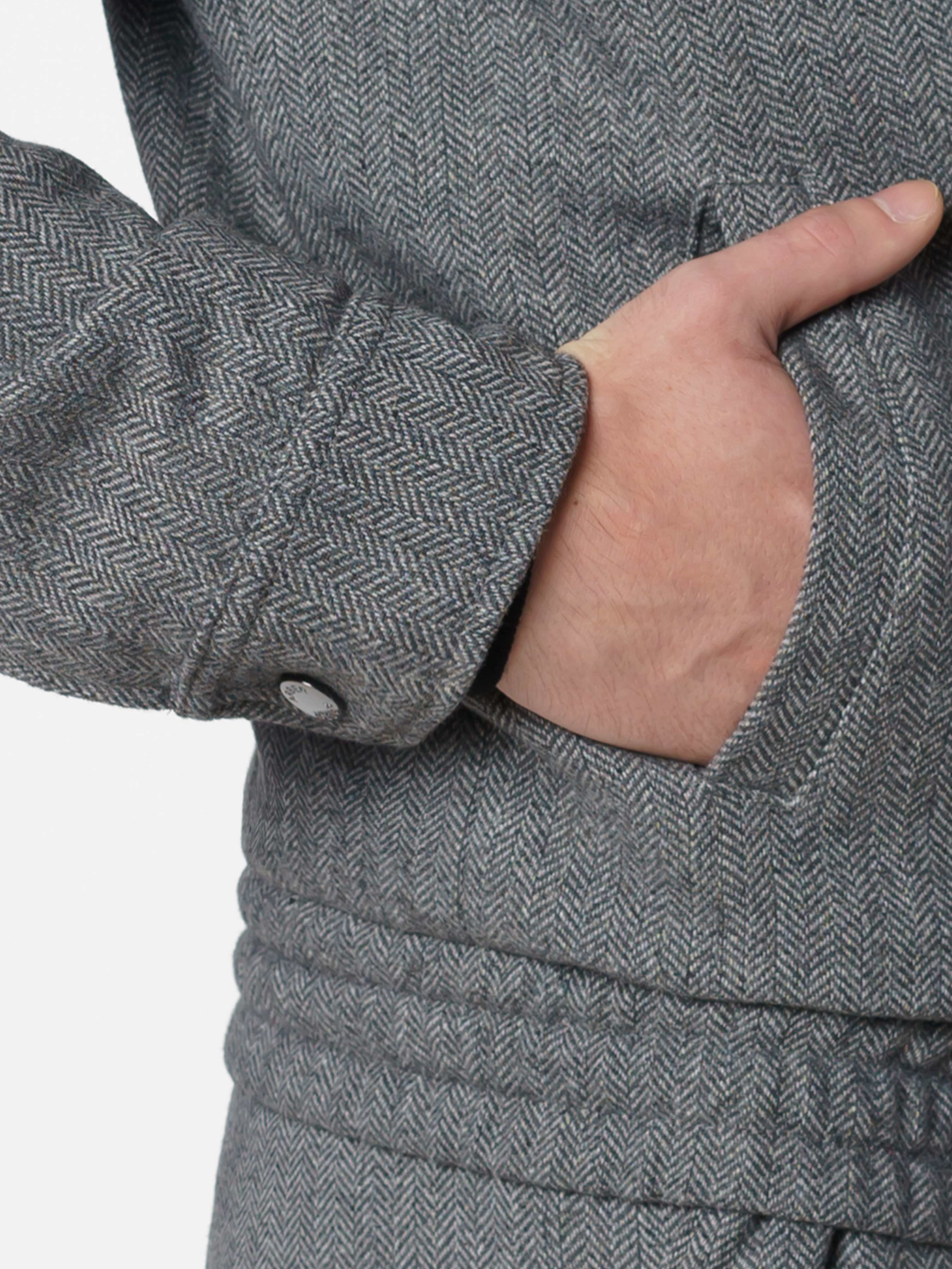 Grey Wool Men's Jacket CA1M08.02.12