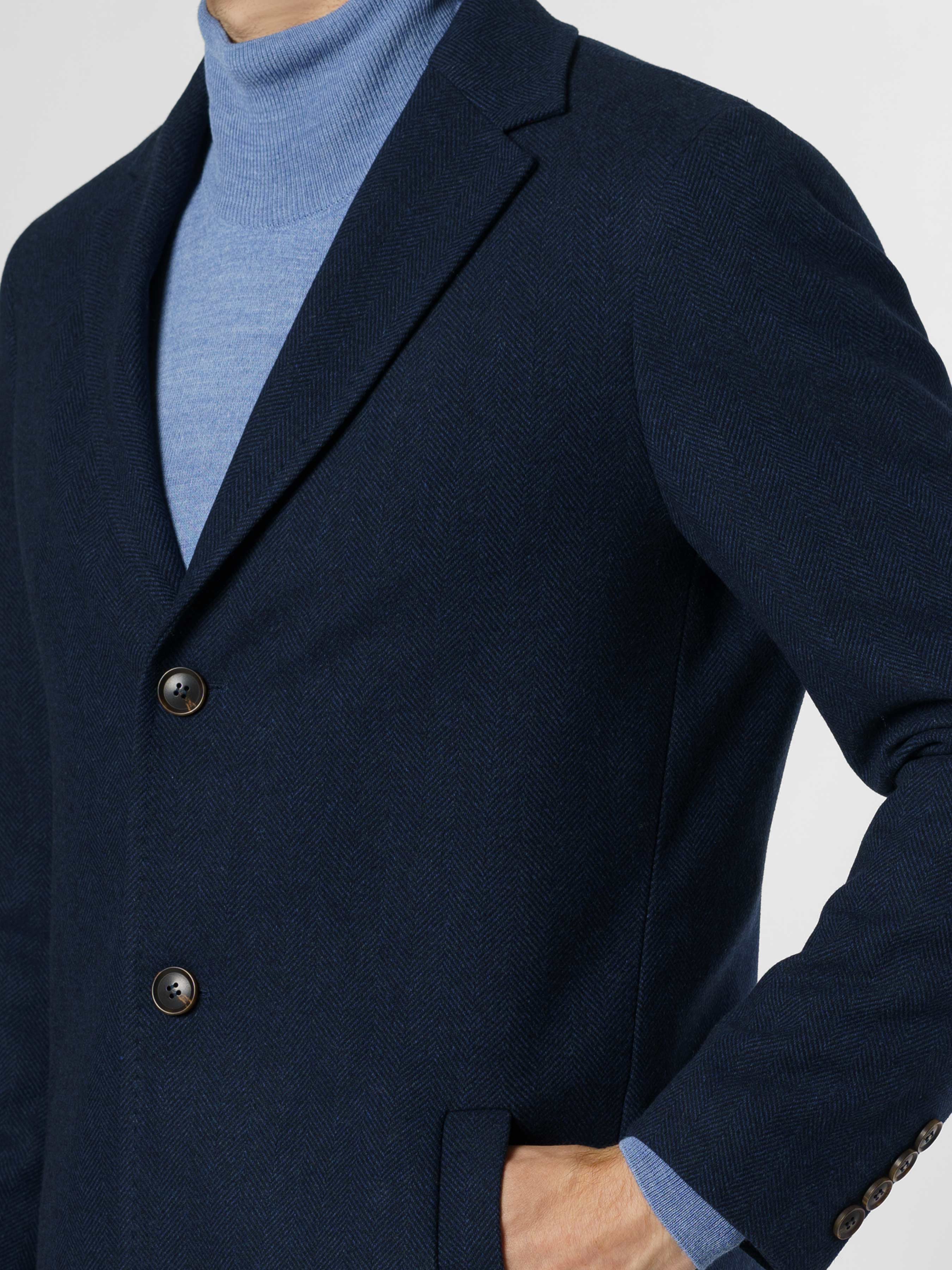 Men's Wool Herringbone Coat CA1M07.04.06