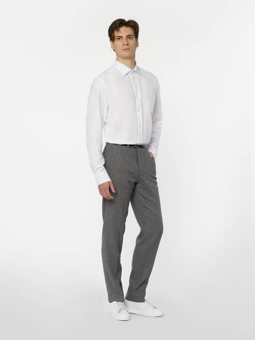 Men's Gray Wool Pants