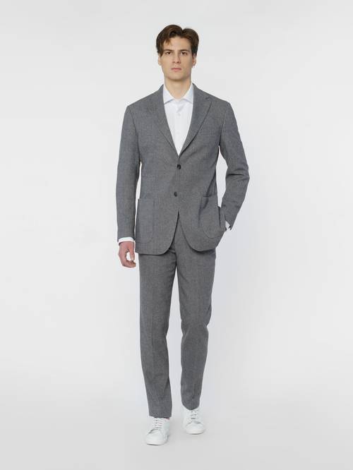 Mens Gray Wool Jacket