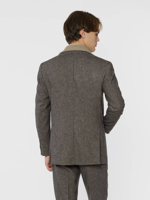 Mens Gray Tweed Jacket CA1M02.31.12