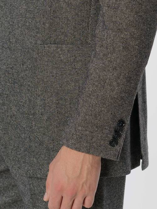 Mens Gray Tweed Jacket CA1M02.31.12