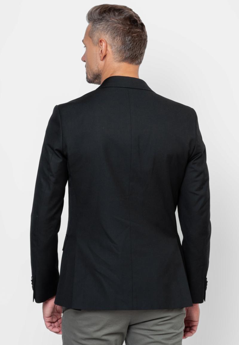 Men's Black Blazer Jacket CA1MB02.01.02