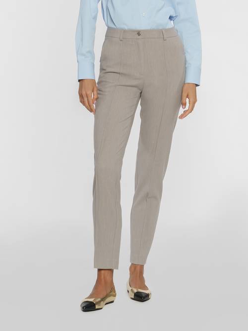 Women's Beige Wool Trousers CA1W01.06.16