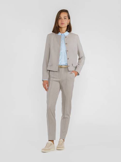 Women's Beige Wool Trousers CA1W01.06.16