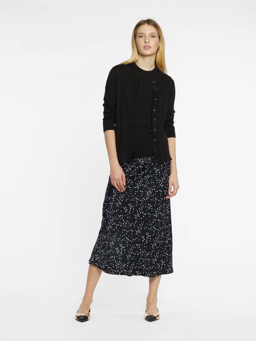 Women's Black Cardigan Sweater