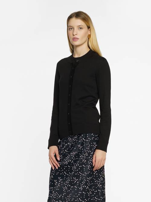 Women's Black Cardigan Sweater