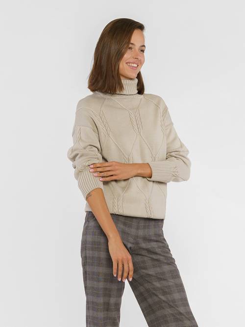 Beige Womens Sweater