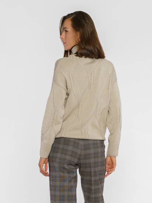 Beige Womens Sweater