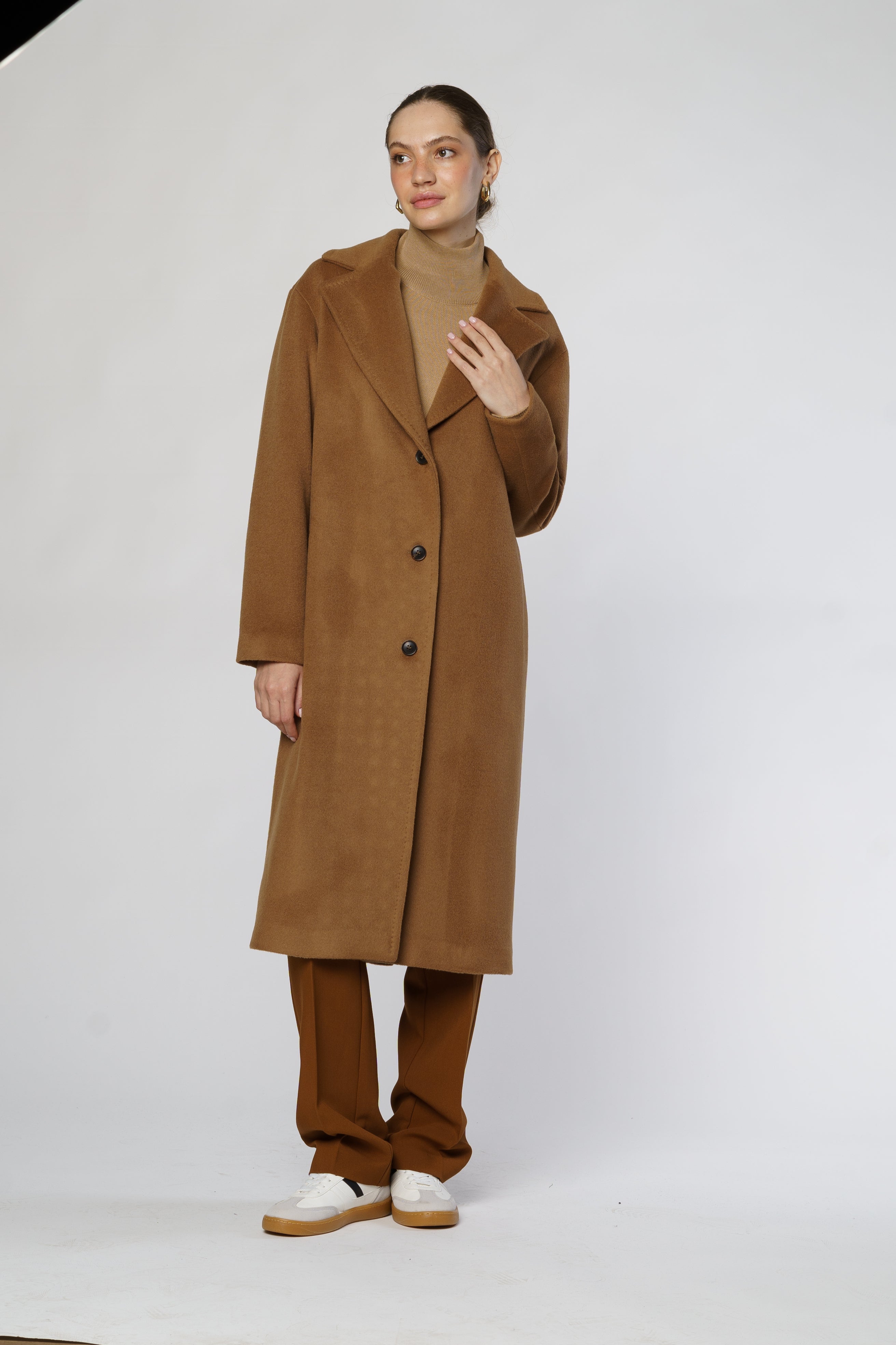 Women's Beige Coat CA1W07.07.16
