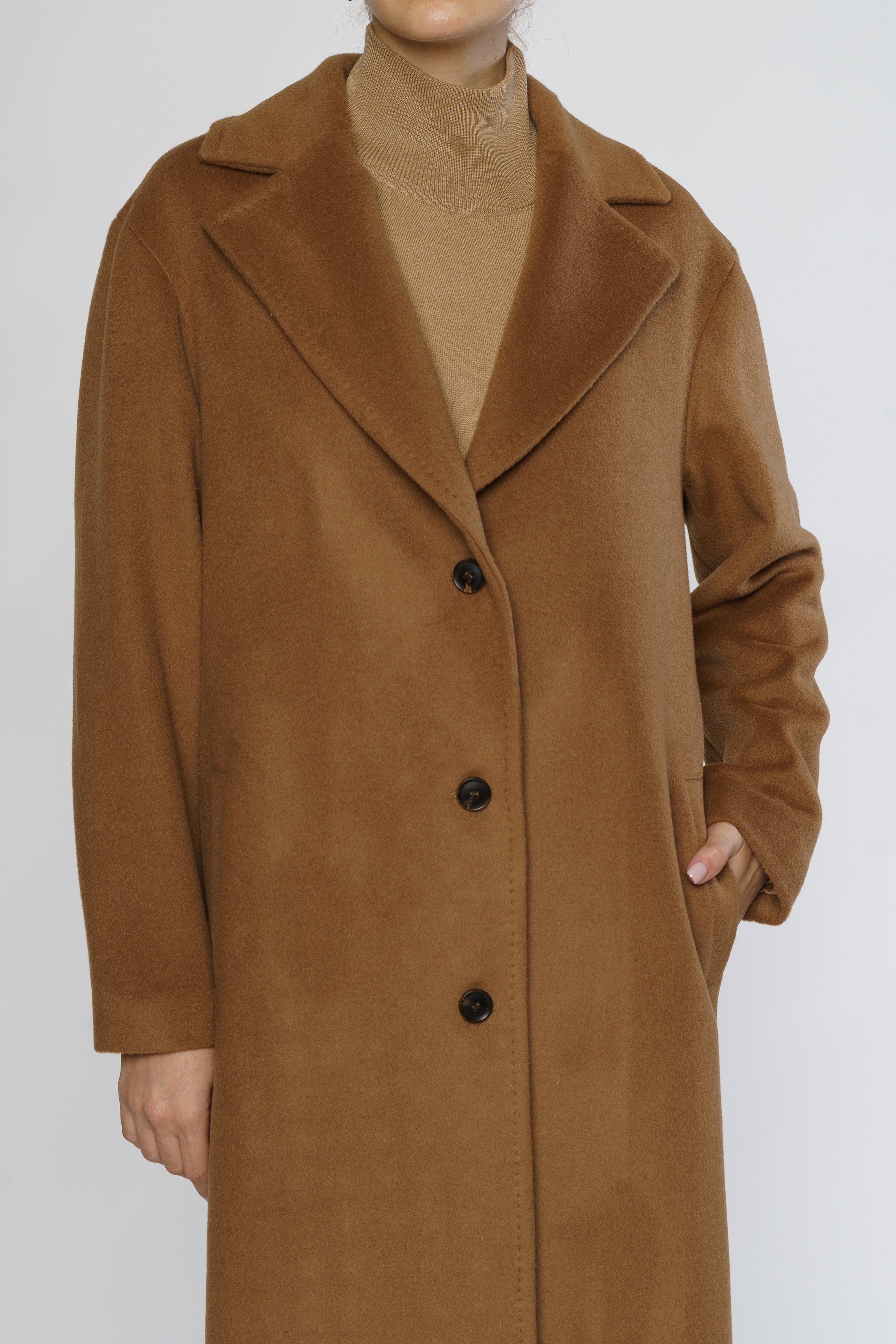 Women's Beige Coat CA1W07.07.16