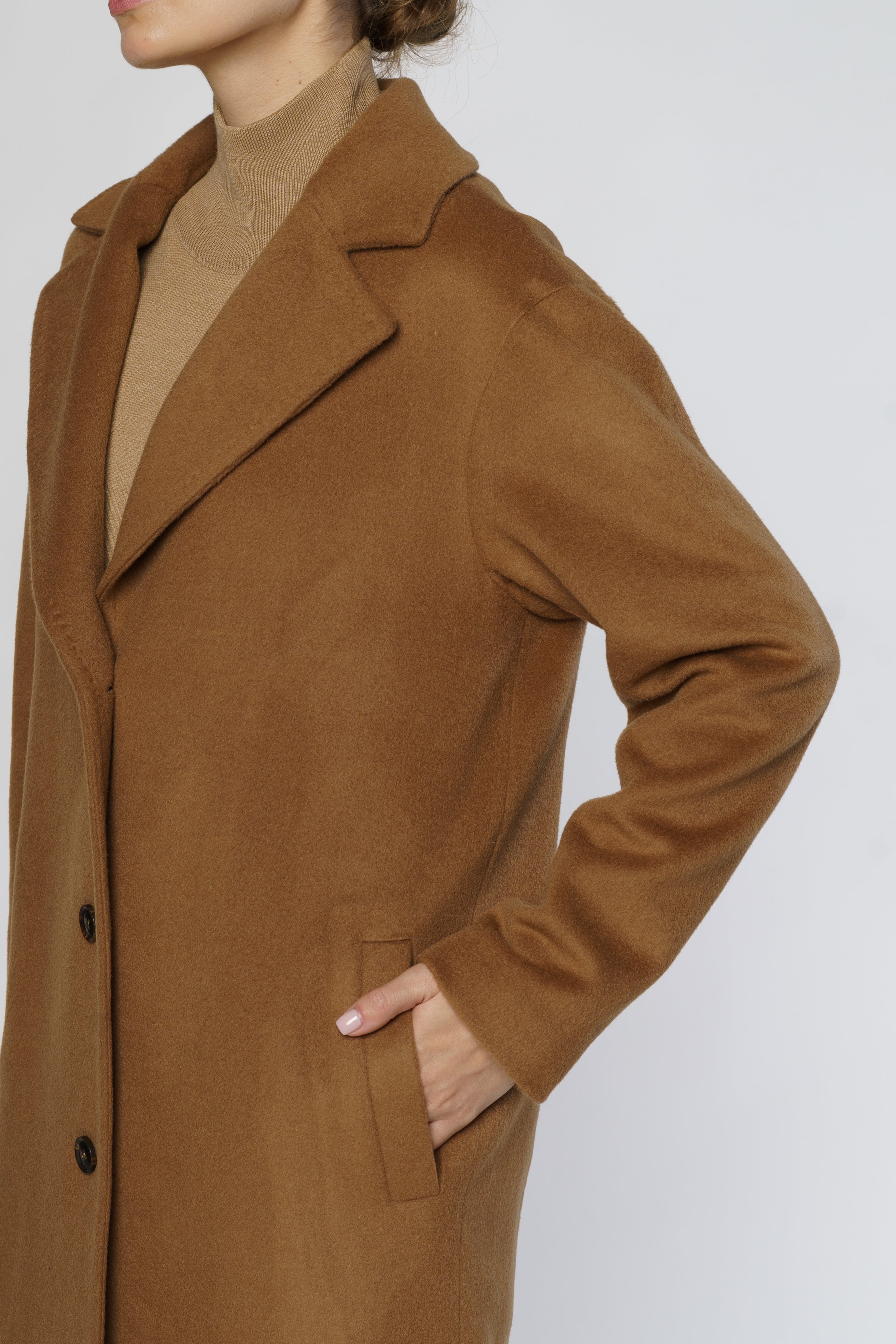 Women's Beige Coat CA1W07.07.16